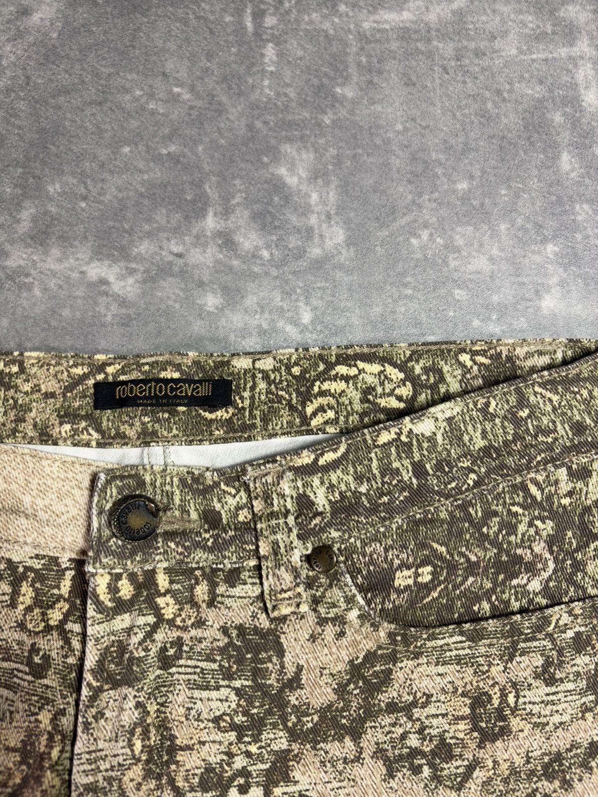 Roberto Cavalli 00s Roberto Cavalli Camel Arabic Mozaic Pants 28 30 Size US 30 / EU 46 - 7 Thumbnail