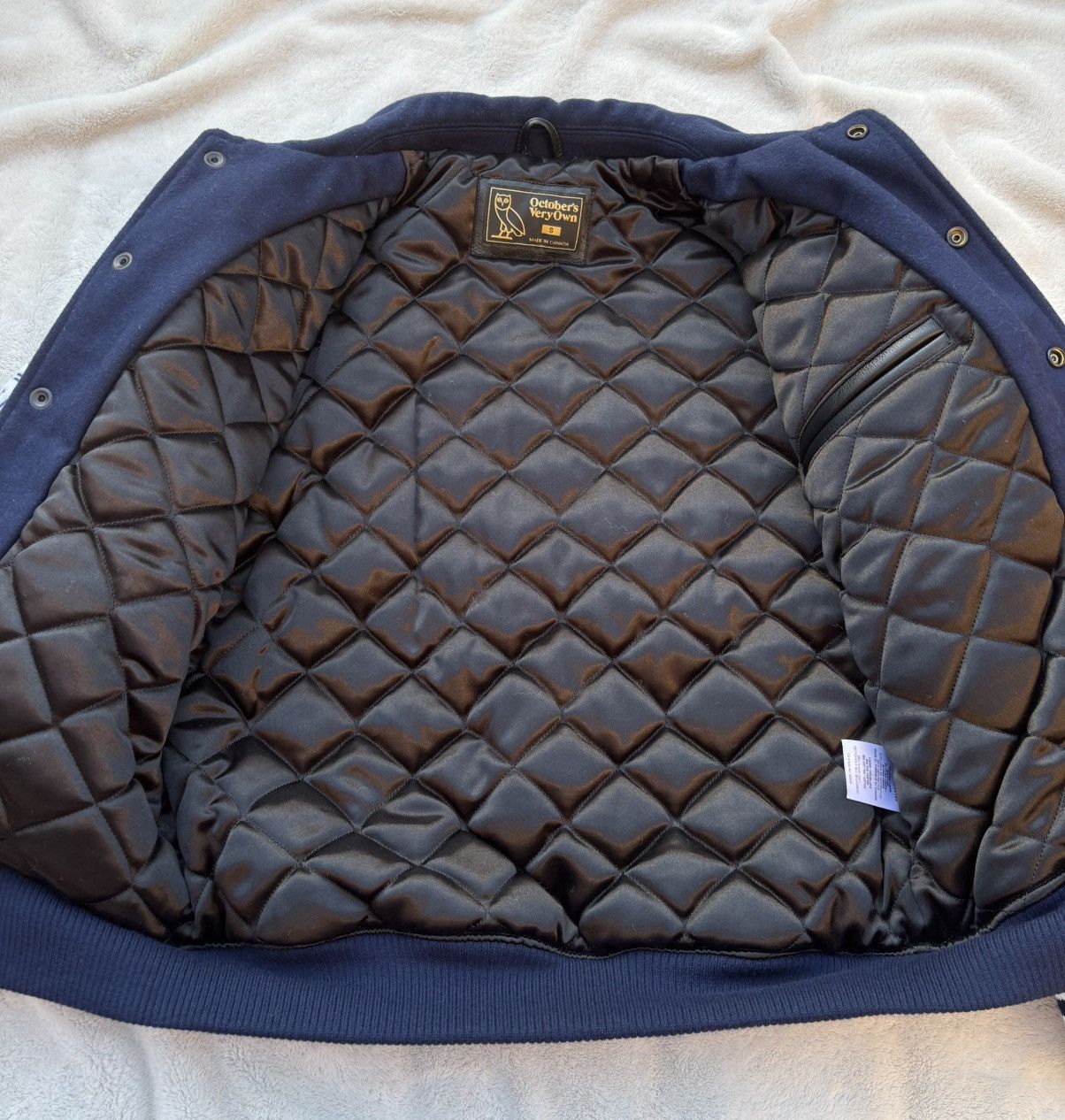 October's Very Own OVO x University of Toronto Navy Varsity Jacket Size US M / EU 48-50 / 2 - 6 Thumbnail