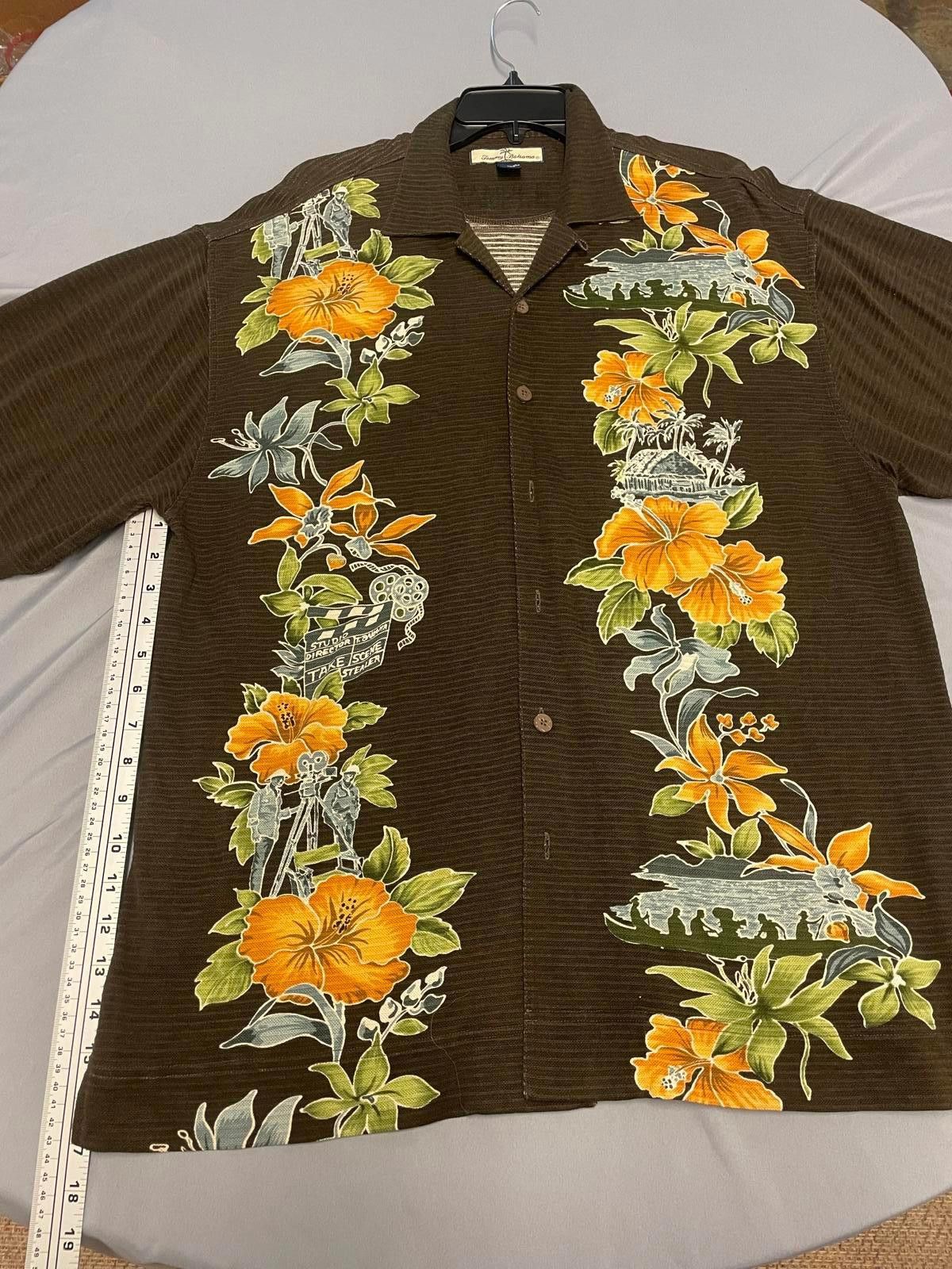 Tommy Bahama Stylish Hawaiian Floral Button-Up Shirt - Tommy Bahama Size US L / EU 52-54 / 3 - 4 Thumbnail