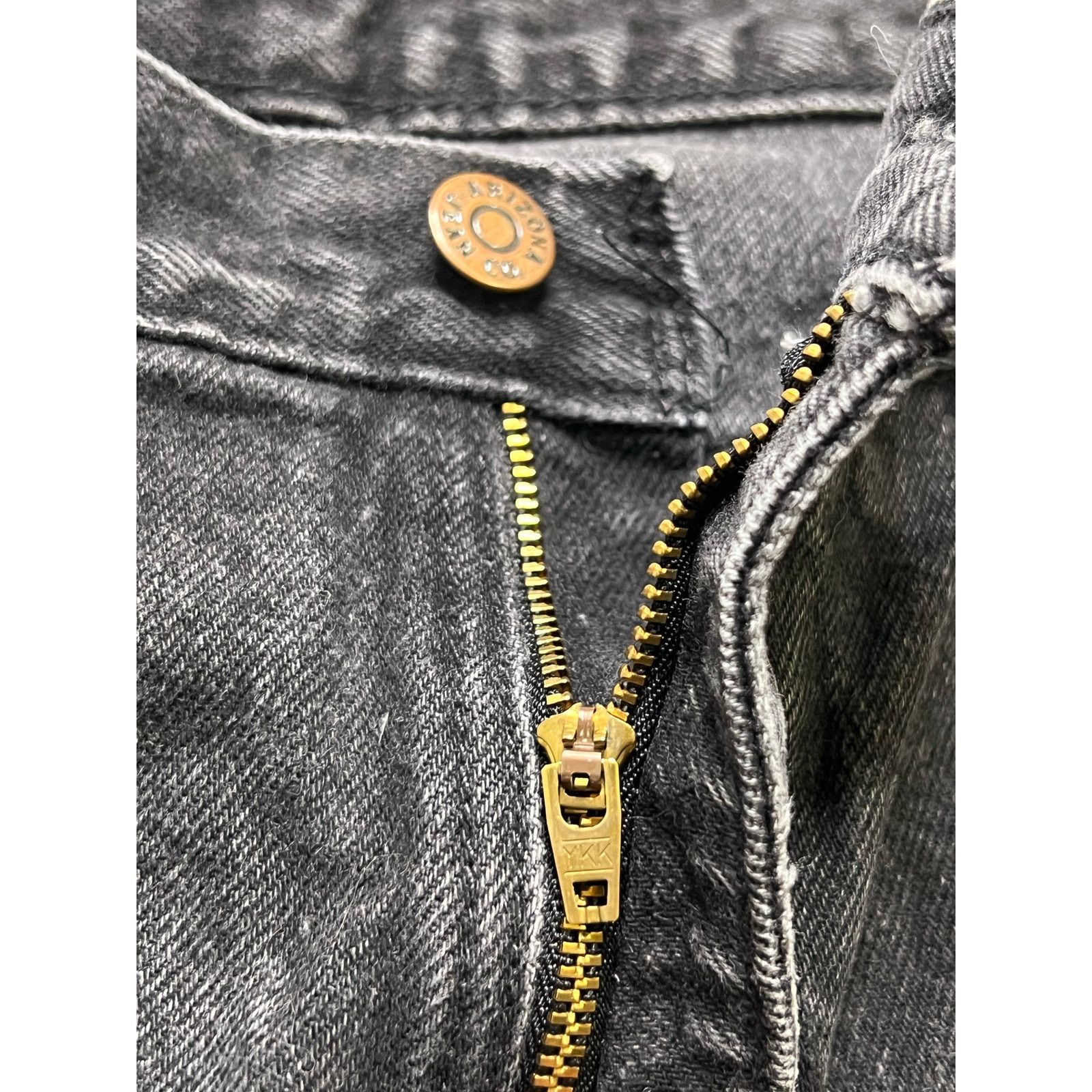 Vintage Vintage 90s Arizona Jeans Co Black Denim Jeans 40x30 USA. Size US 40 / EU 56 - 3 Thumbnail