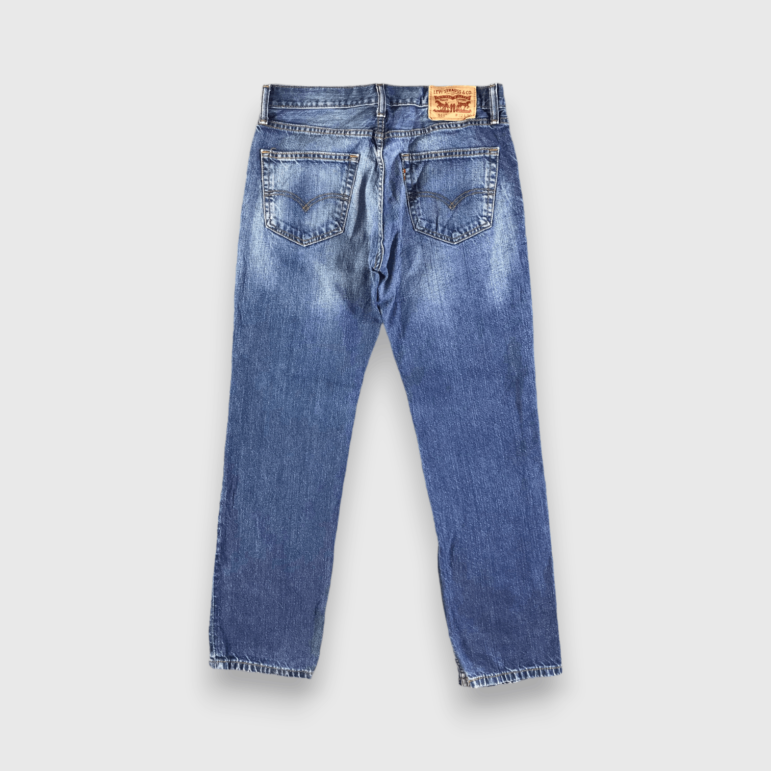 Levi's Vintage Blue Wash Levis 511 Jeans-J4260 Size US 32 / EU 48 - 2 Thumbnail