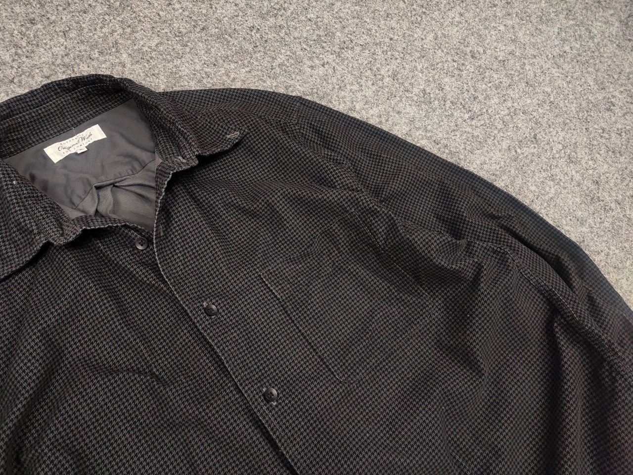 If Six Was Nine Original Wash Vintage Japan Made Uniqlo Dark corduroy Shirt Size US XL / EU 56 / 4 - 7 Thumbnail