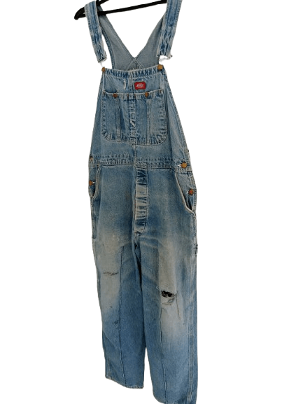 Dickies × Vintage Dickies Coverall Denim Distressed Jeans Size US L / EU 52-54 / 3 - 5 Thumbnail