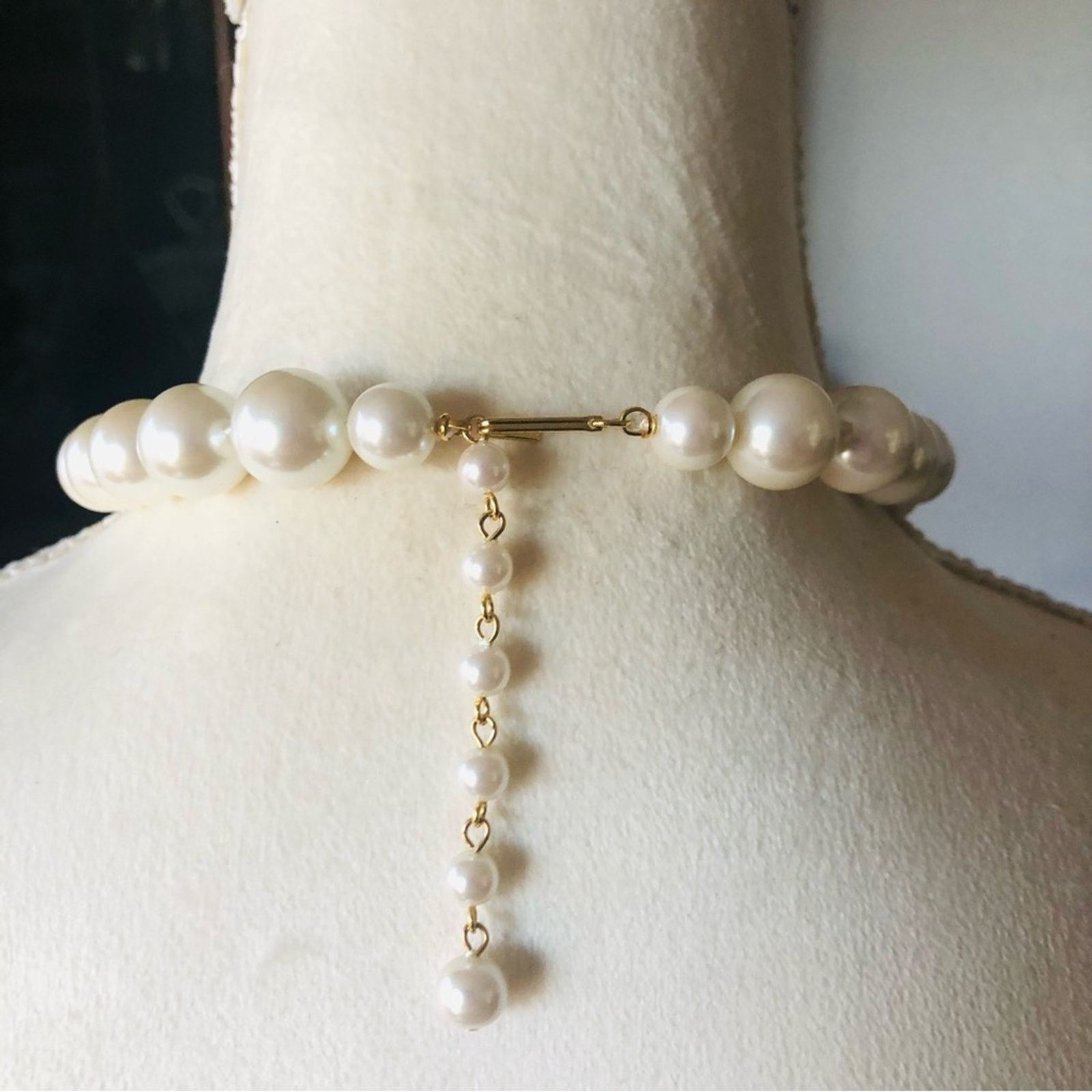 Vintage Vintage opalescent finish cream pearl choker necklace Size ONE SIZE - 7 Thumbnail