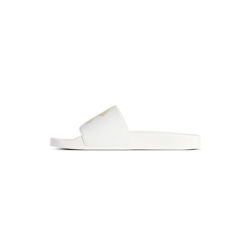 Balenciaga o1w1db10526 Pool Slide Sandals in White Size US 10 / EU 43 - 4 Thumbnail