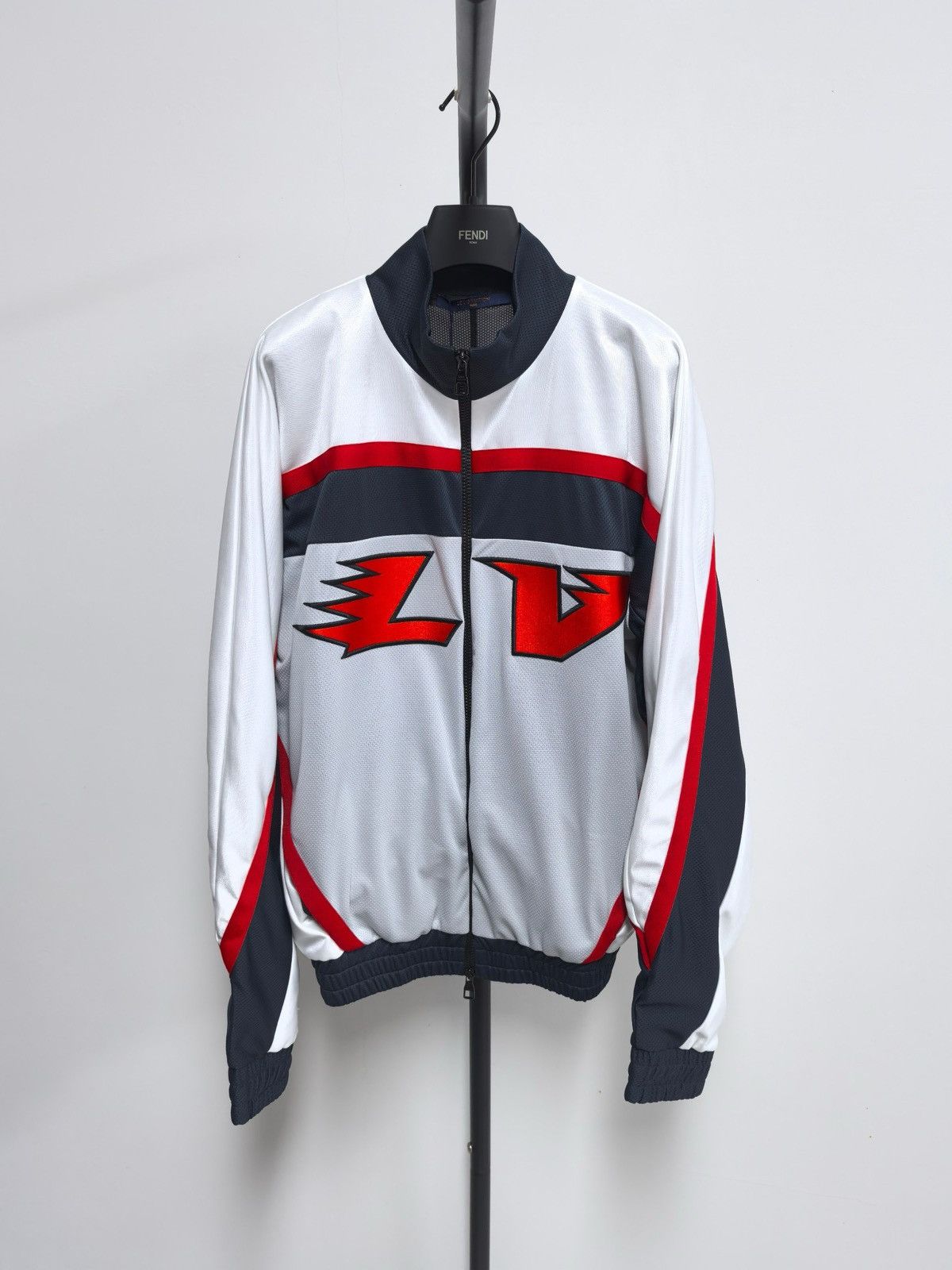 Louis Vuitton LV Embellished Graphic Hockey Tracktop Jacket NWT Size US M / EU 48-50 / 2 - 8 Thumbnail