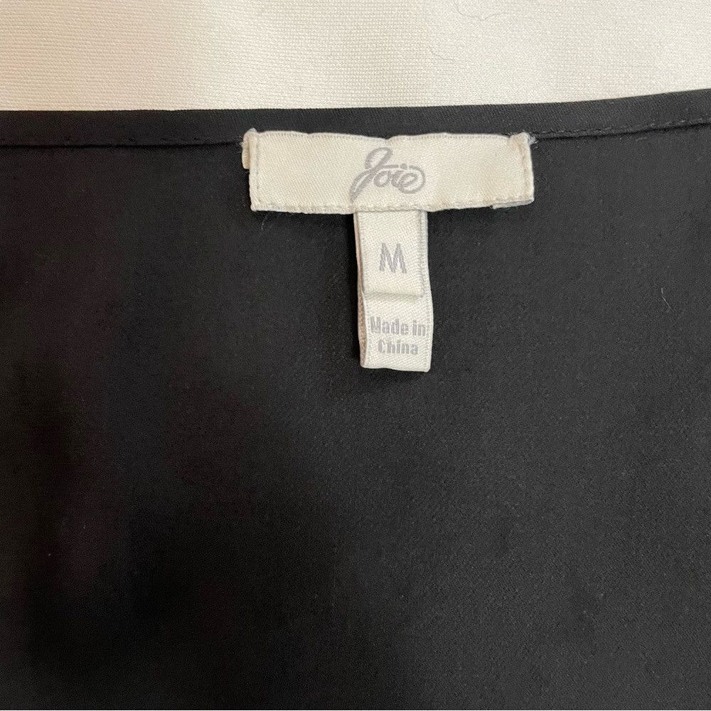 Joie Joie Versaille Black Silk Lace Blouse Size M Size M / US 6-8 / IT 42-44 - 7 Thumbnail