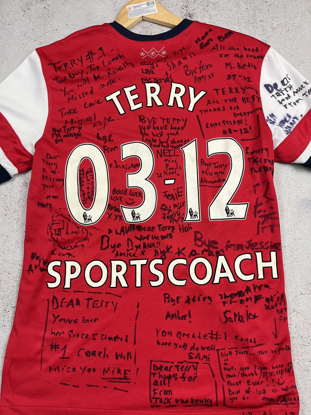 Nike ARSENAL 2012 2014 SOCCER JERSEY NIKE COACH GOALKEEPER TERRY Size US M / EU 48-50 / 2 - 8 Thumbnail