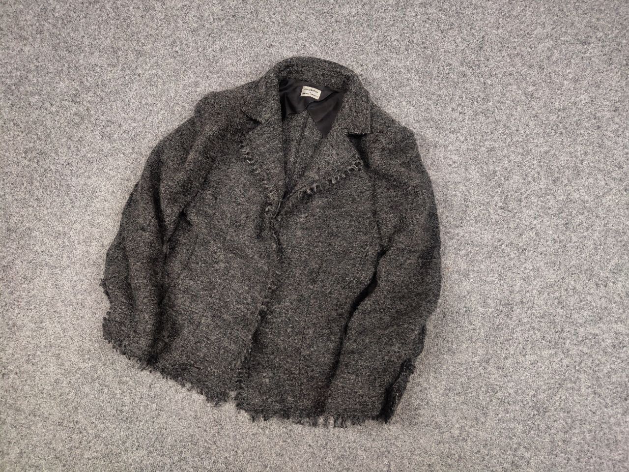 Alberta Ferretti Philosophy di Alberta Ferretti design Gray Wool Blazer Size M / US 6-8 / IT 42-44 - 3 Thumbnail