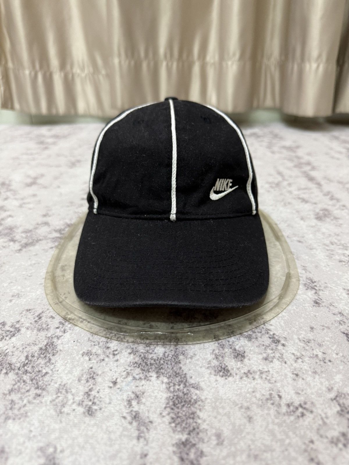 Nike Vintage 90s Nike Wafle Velcro Adjustable Cap Size ONE SIZE - 1 Thumbnail