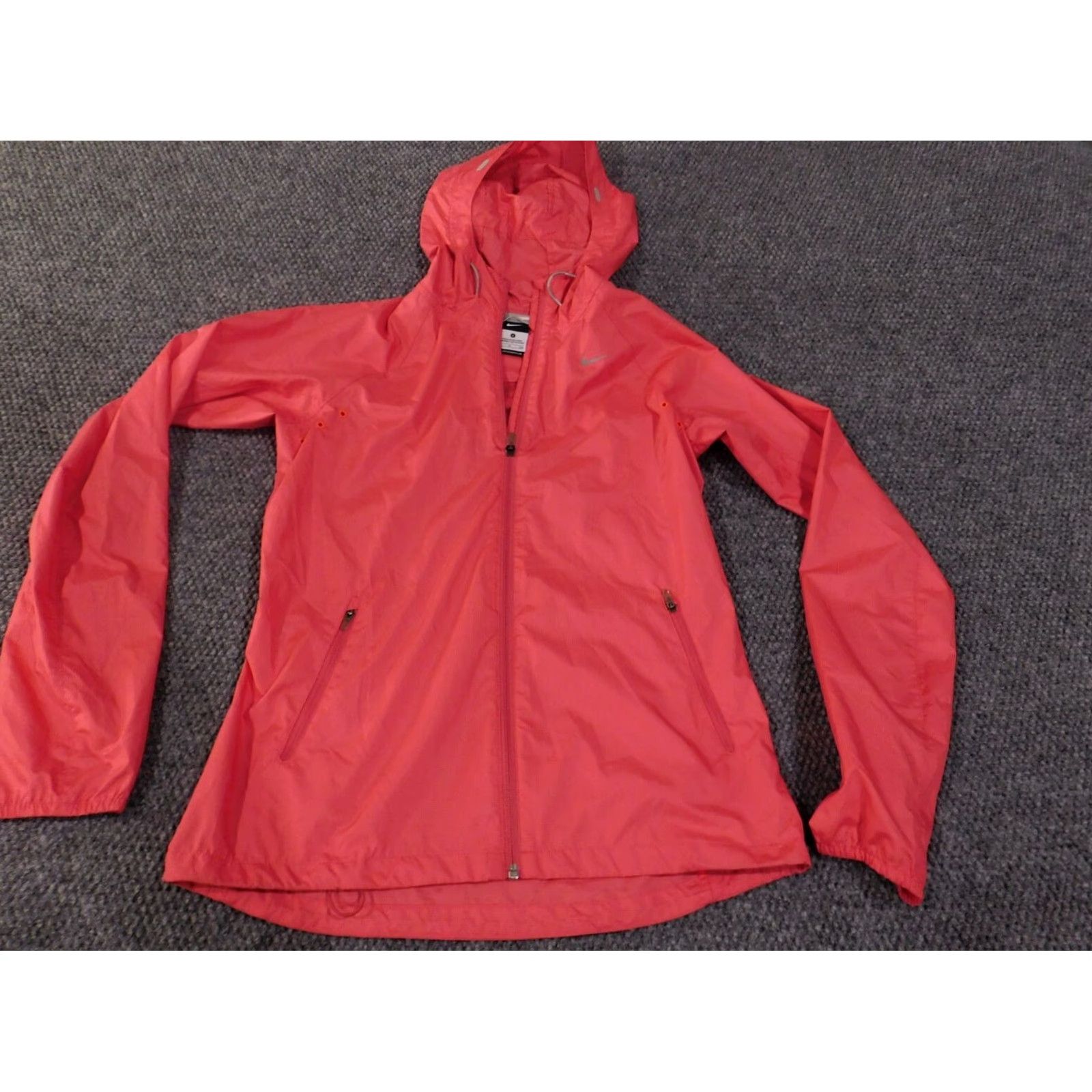 Nike Nike jacket Windbreaker Jacket Women S Pink Regular Zip Polyester Size S / US 4 / IT 40 - 3 Thumbnail