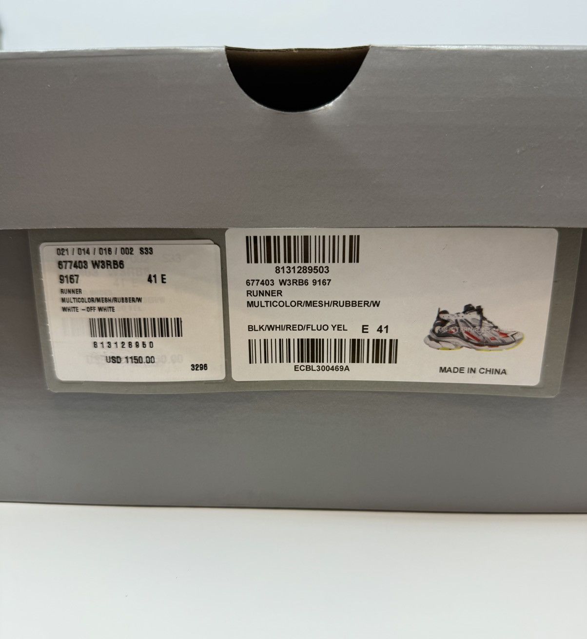 Balenciaga Balenciaga Runner Sneaker Red/Yellow Size US 8 / EU 41 - 10 Thumbnail