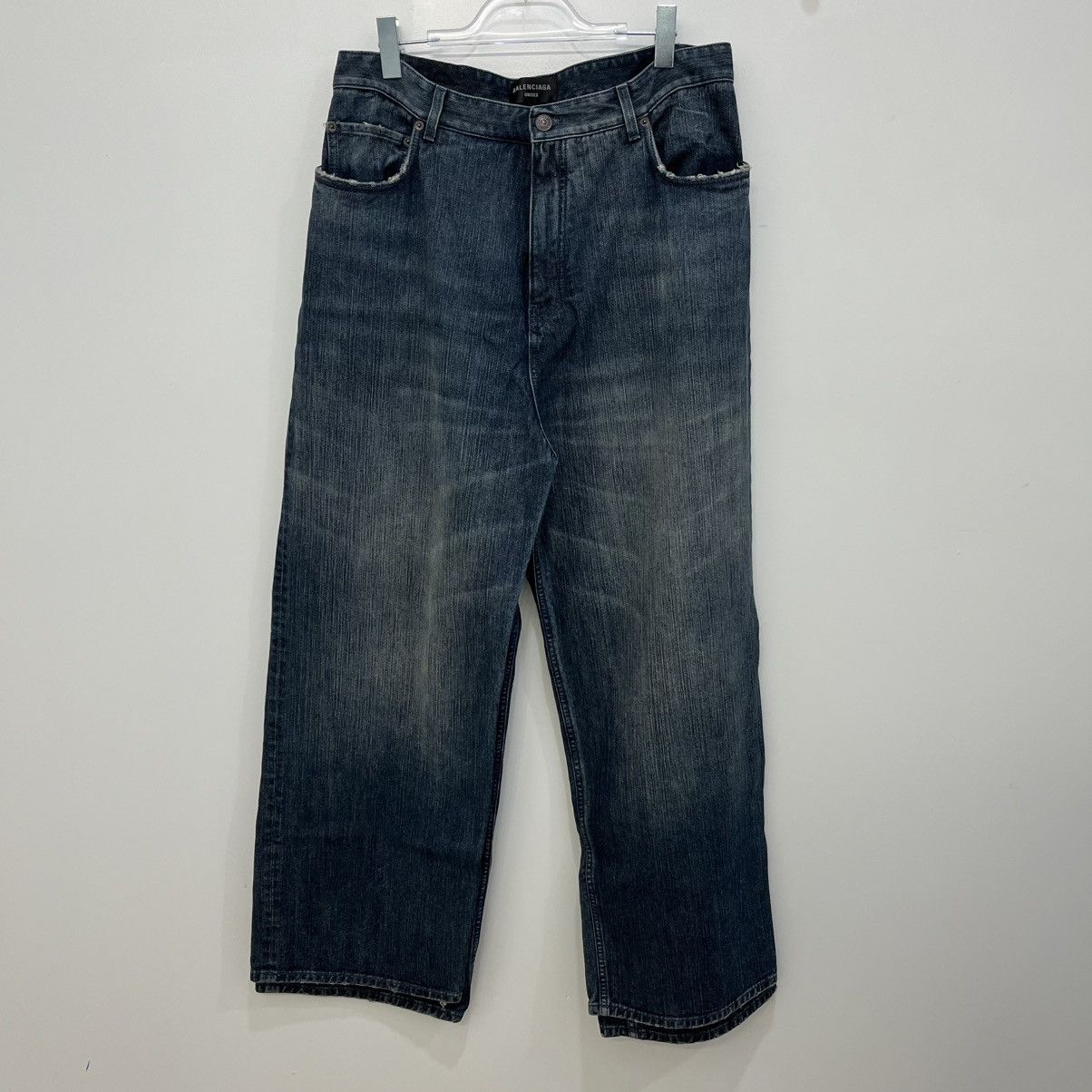 Balenciaga Balenciaga Double-Front Wide-Leg Unisex Denim AW23 Size US 34 / EU 50 - 1 Thumbnail