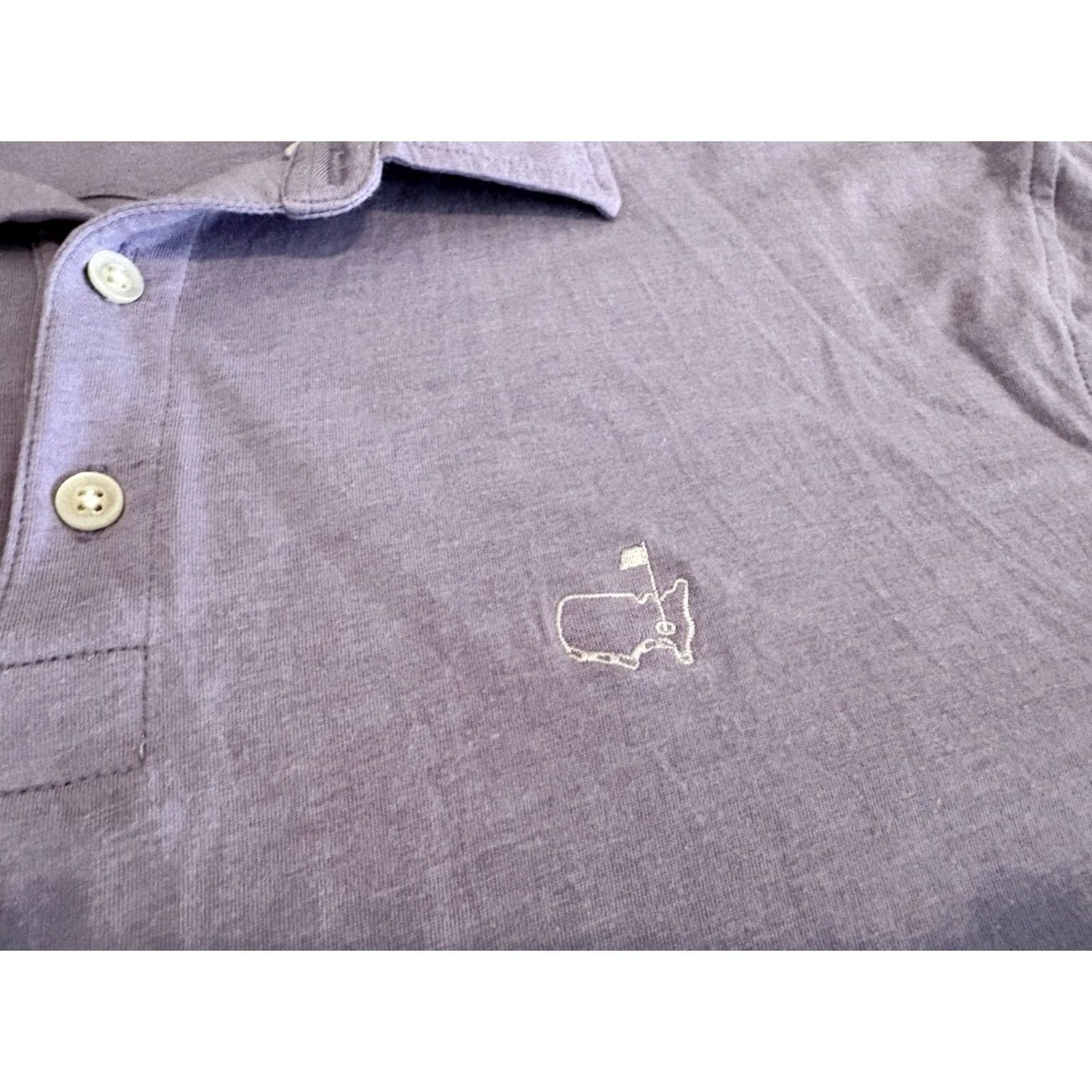 Peter Millar Peter Millar Crown Soft Golf Polo Shirt Pima Cotton Silk Masters Augusta Mens XL Purple Polo Shirt %23 Golf Mens XL Purple Size US XL / EU 56 / 4 - 3 Thumbnail