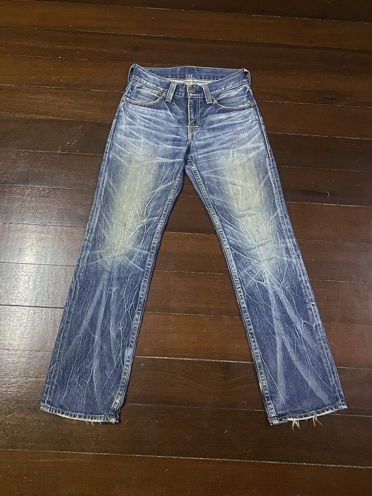 Levi's Fire 🔥 LEVIS 502 mud wash dirty distressed claw mark Size US 32 / EU 48 - 11 Thumbnail