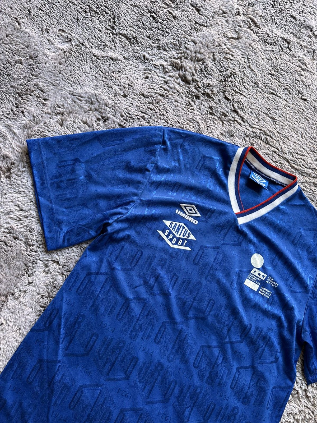 Umbro Umbro Santus 16 federazia ataliana football bleu Tee L Size US L / EU 52-54 / 3 - 4 Thumbnail