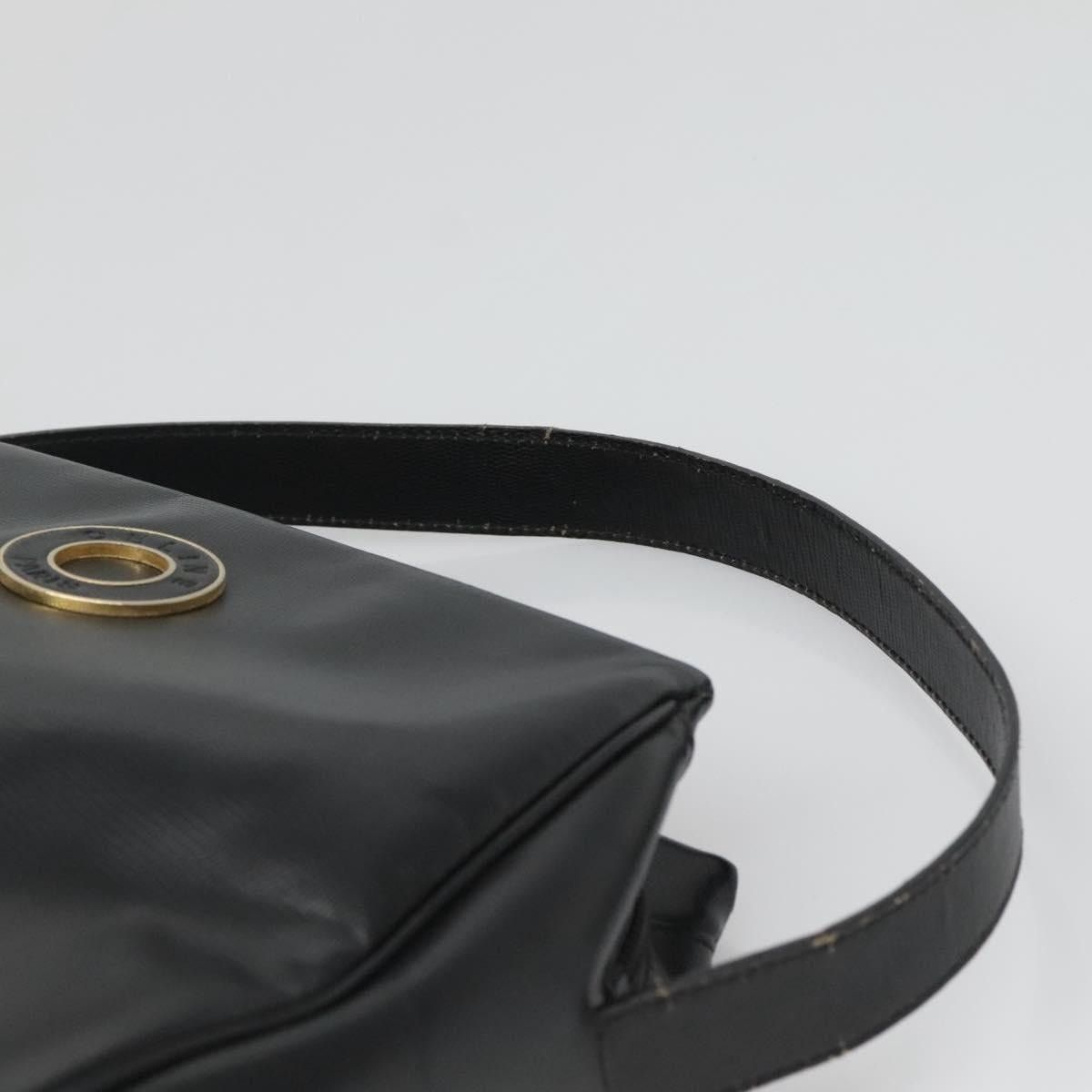 Celine CELINE Hand Bag Leather Black Gold Size ONE SIZE - 8 Thumbnail