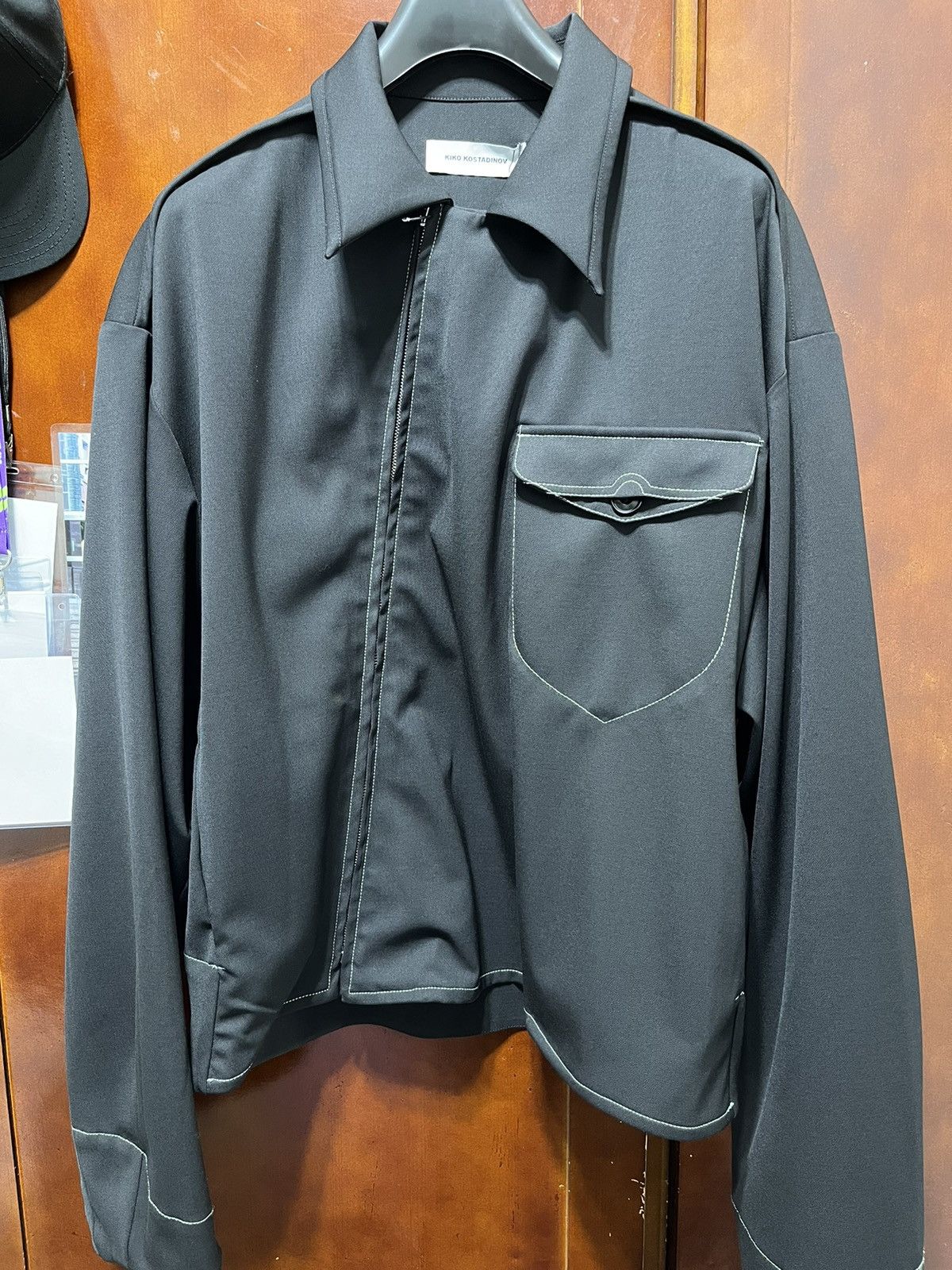 Kiko Kostadinov Kiko Kostadinov KK. JACKET. 10 CROW BLACK | Grailed