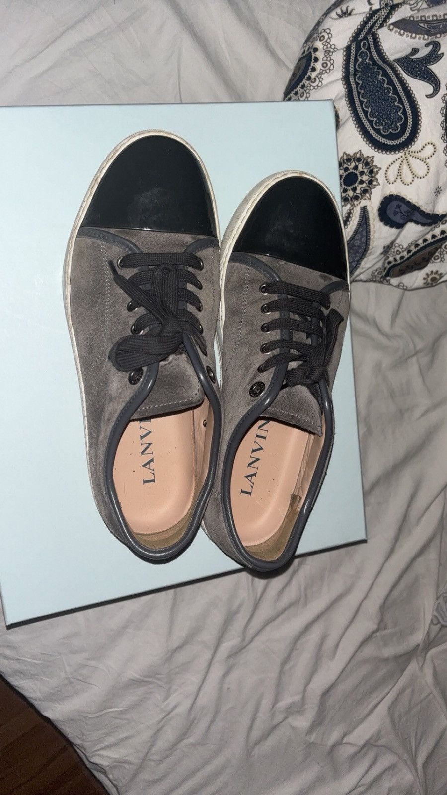 Lanvin Grey Lanvin Cap Toes Size US 8 / EU 41 - 2 Thumbnail