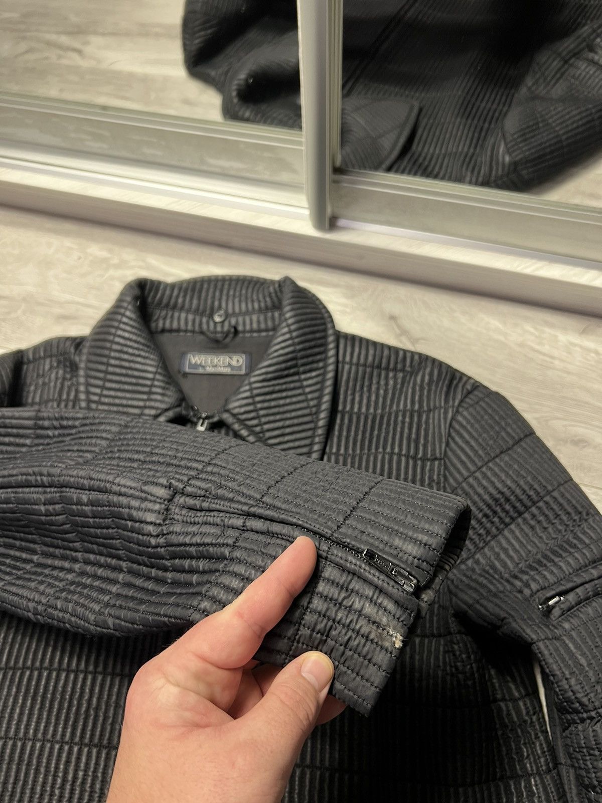 Vintage × Weekend Max Mara Vintage Weekend by Max Mara Ribbed Jacket Size M / US 6-8 / IT 42-44 - 15 Thumbnail