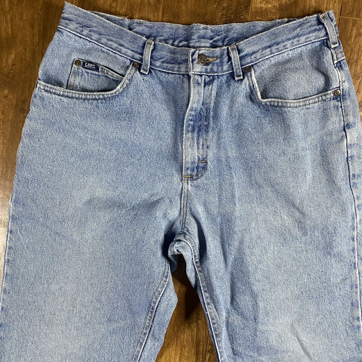 Lee × Vintage 1990s Vintage Lee Denim Jeans Size US 33 - 3 Thumbnail