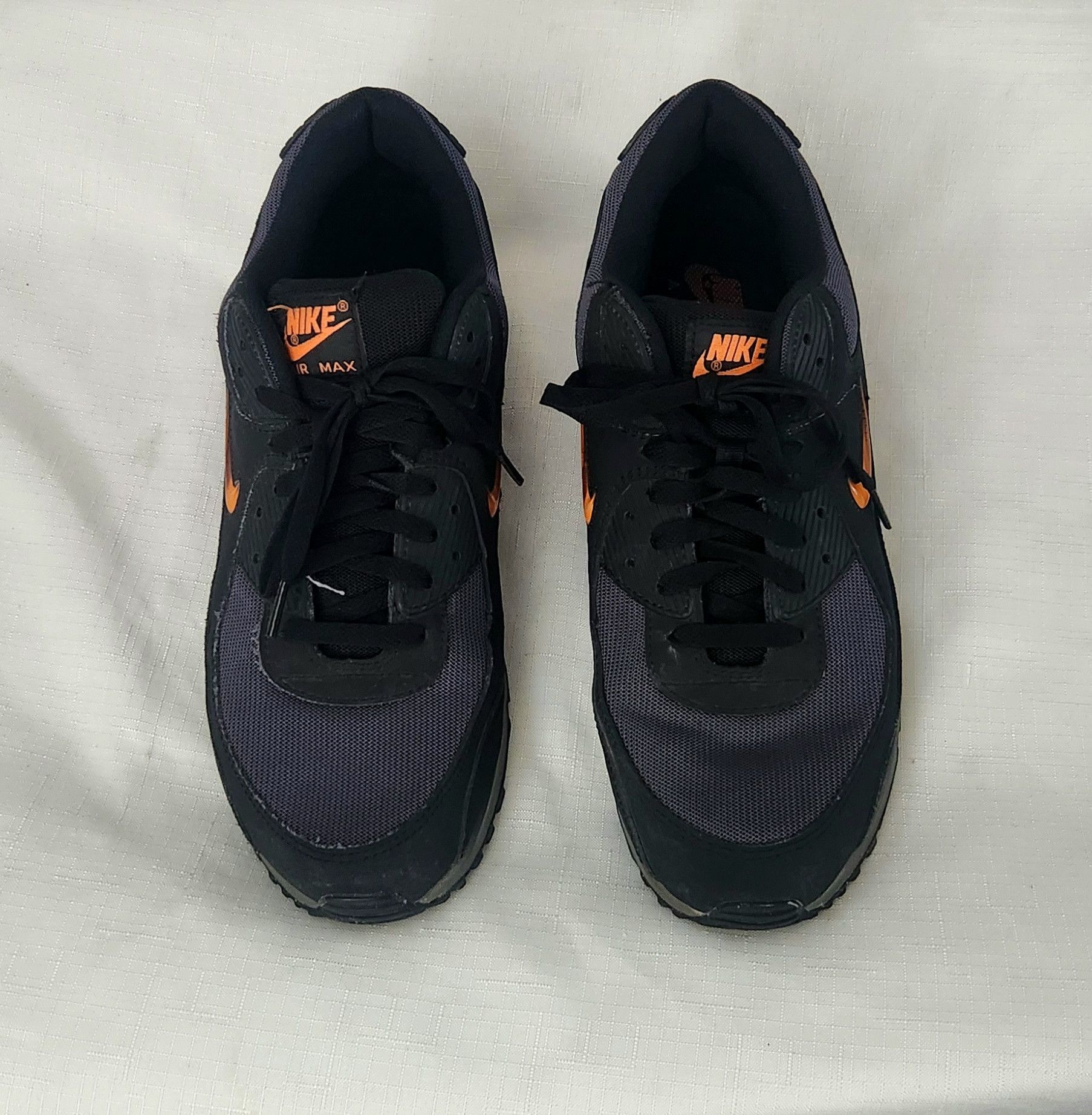 Nike Nike Air Max 90 Jewel Swoosh Black Orange DX2656-001 Size 13 Size US 13 / EU 46 - 4 Thumbnail