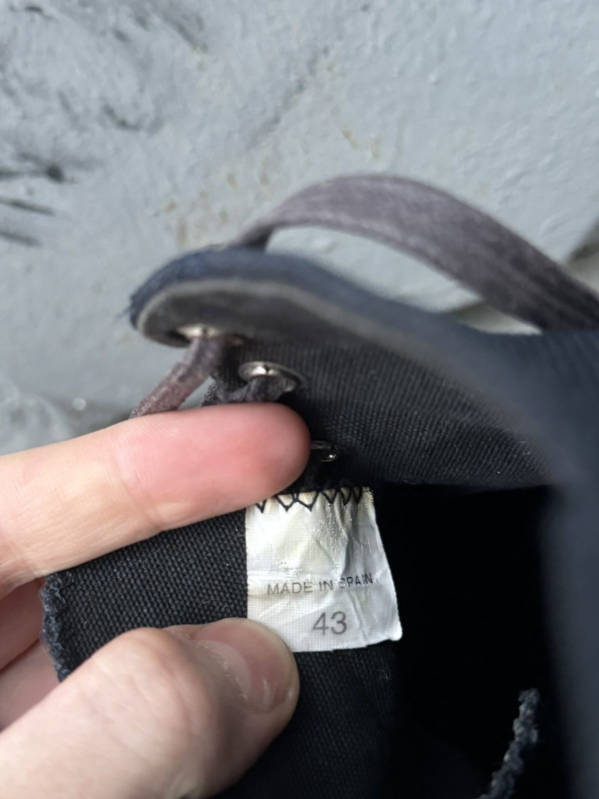 Balenciaga × Vintage Vintage Balenciaga Trainers Canvas Avangard Hihg Top Size US 9.5 / EU 42-43 - 19 Thumbnail