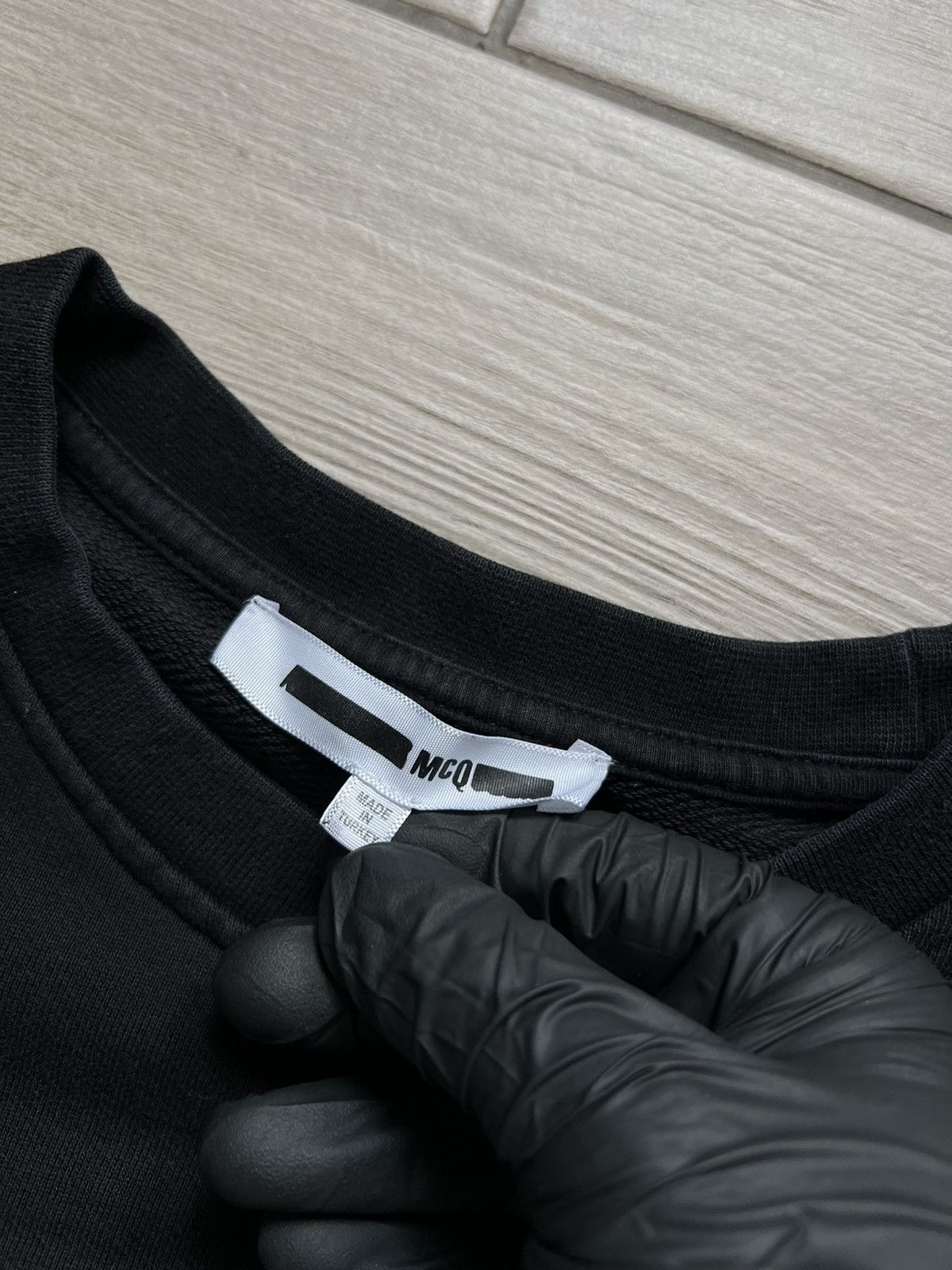 Alexander McQueen McQ Alexander McQueen Black Sweatshirt Type Logo Size US S / EU 44-46 / 1 - 5 Thumbnail