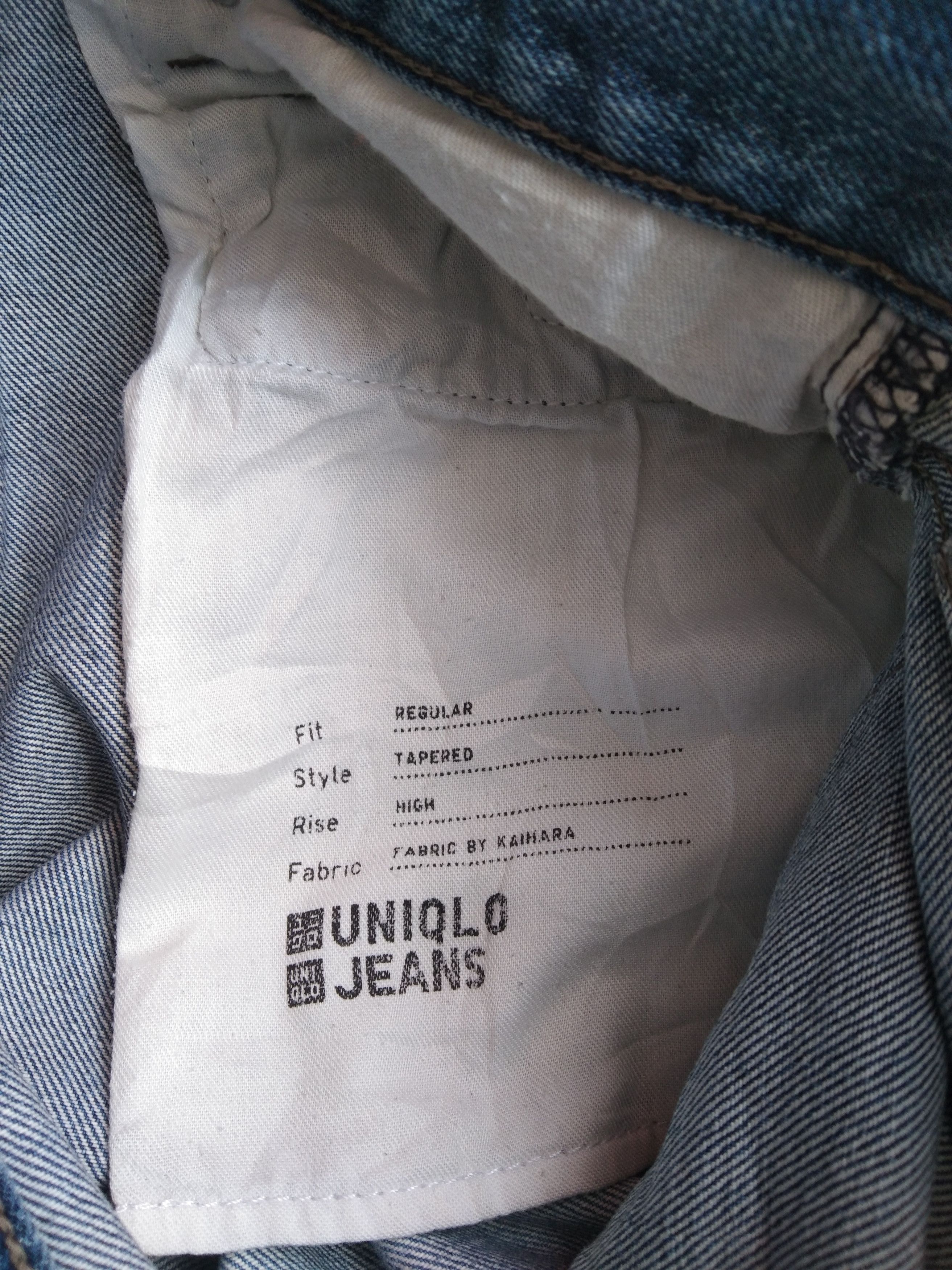 Uniqlo Vintage Faded Blue Uniqlo Distressed Jeans 32x28 Size US 32 / EU 48 - 7 Thumbnail