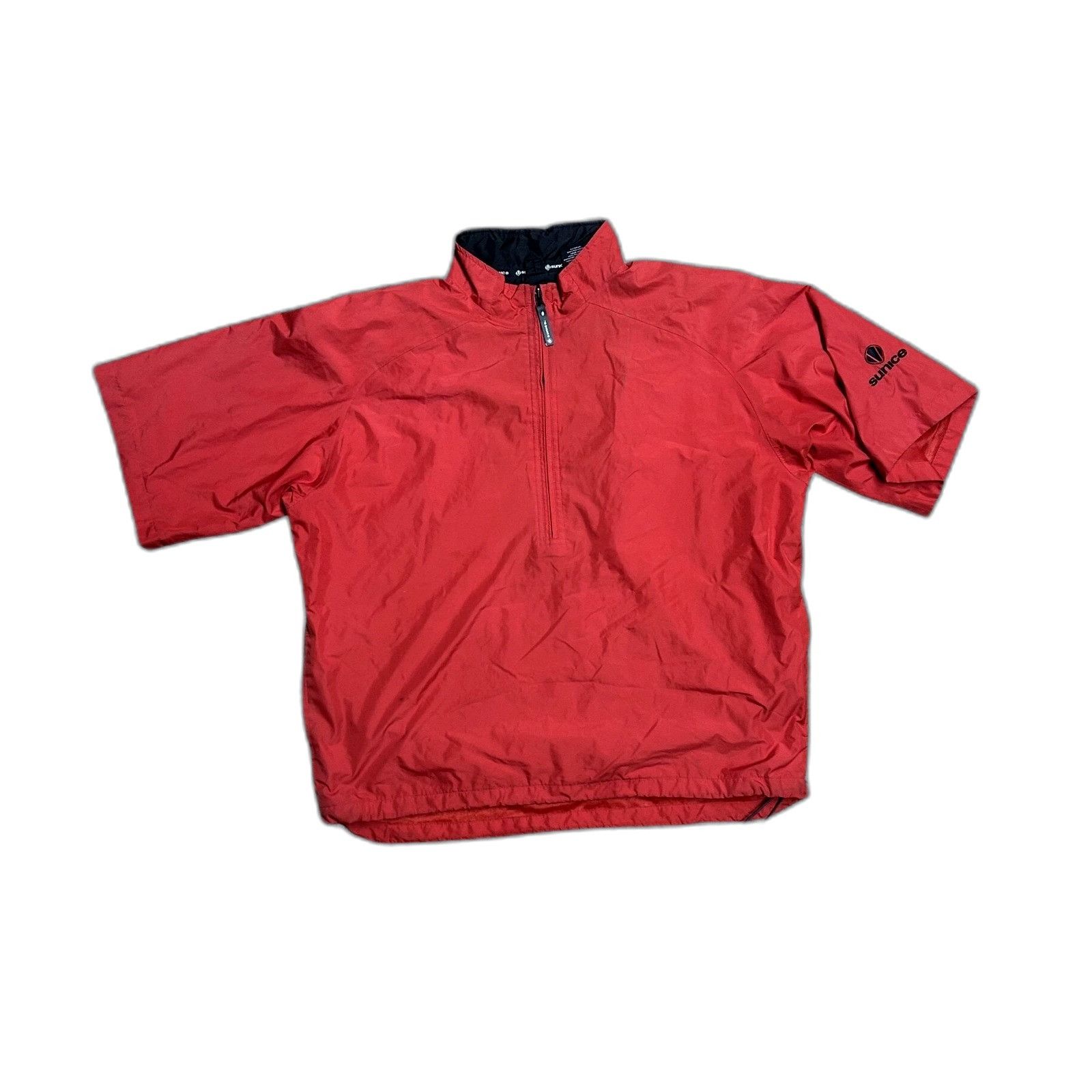 Vintage Sunice Typhoon Weather Golf PGA Half-Zip Deep Red Pull-Over Size US L / EU 52-54 / 3 - 1 Thumbnail