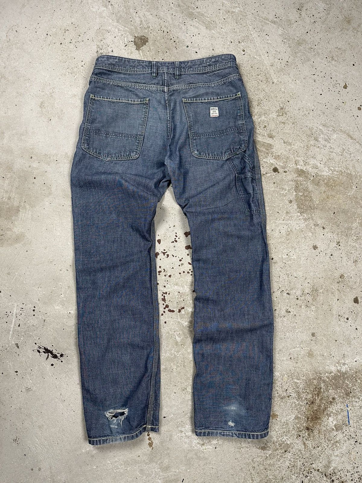 Diesel × Vintage Vintage 2001 Diesel Distressed Carpenter Denim Pants Jeans Size US 32 / EU 48 - 1 Thumbnail