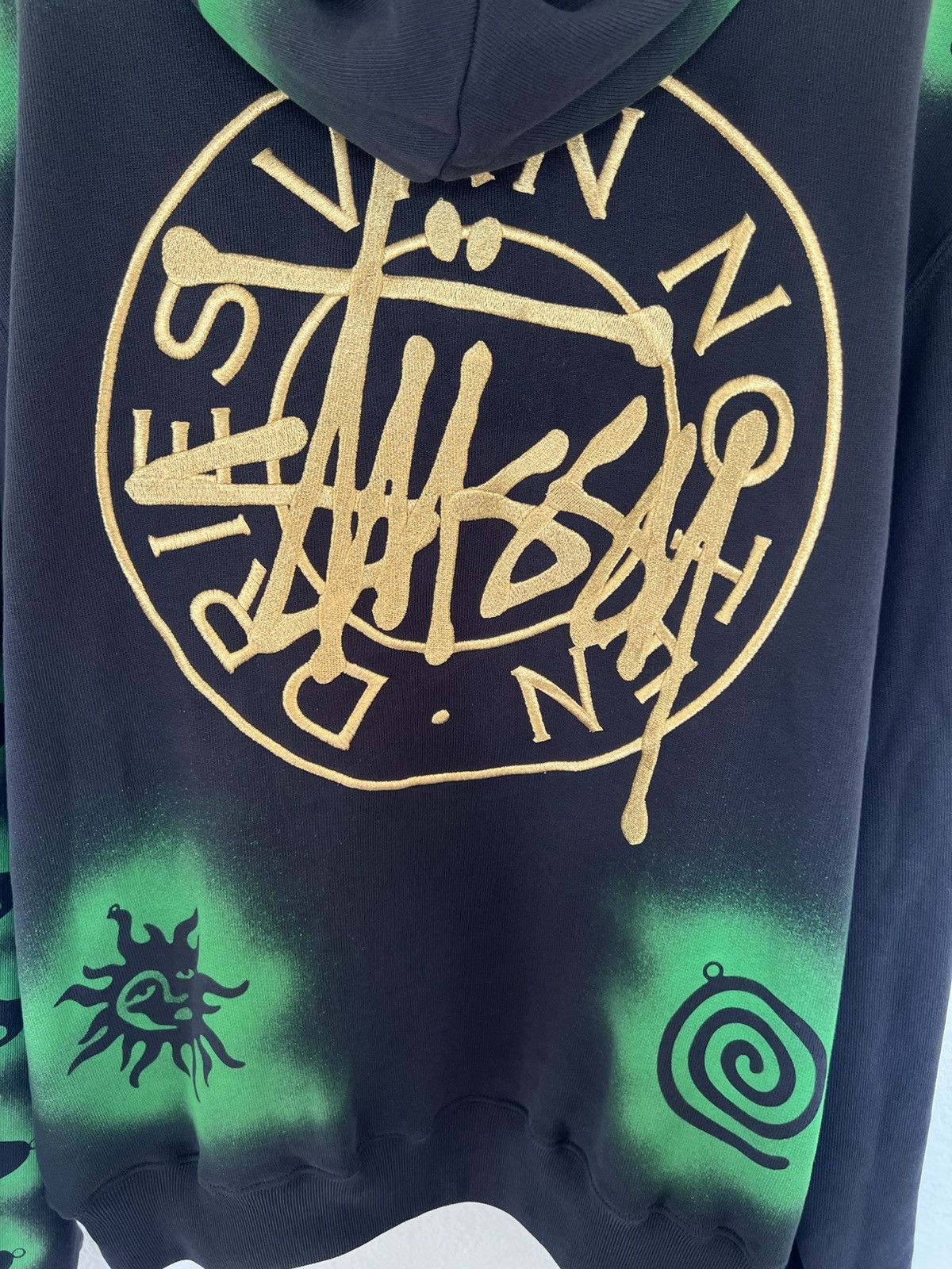 Dries Van Noten × Stussy Stussy x Dries Van Noten Embroidered Hoodie ‘Black’ (Large) Size US L / EU 52-54 / 3 - 6 Thumbnail