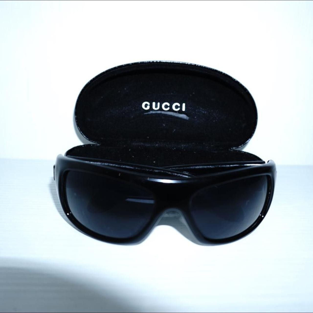 Gucci Gucci Sunglasses Mask Shield Sport Bike Pop Vintage Size ONE SIZE - 4 Thumbnail
