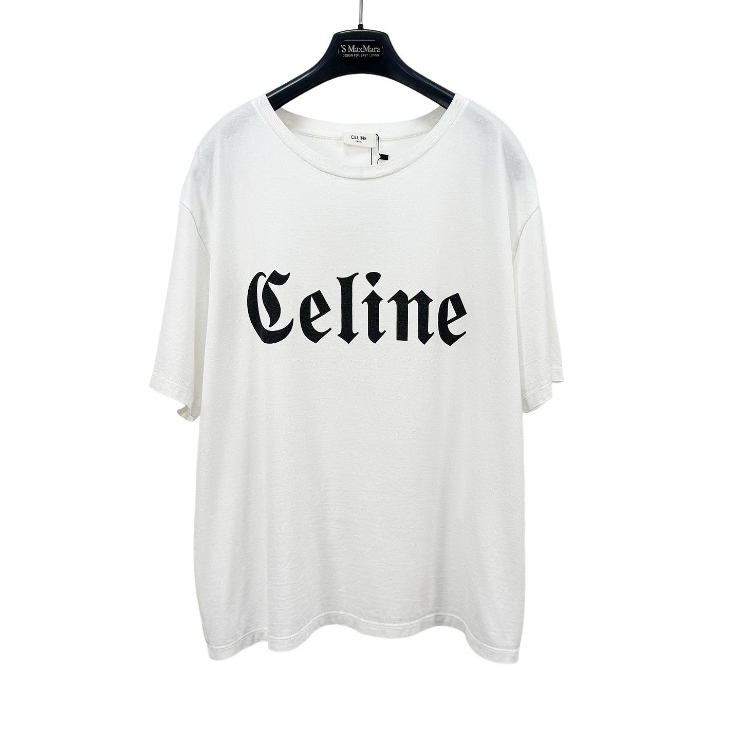 Celine × Hedi Slimane GOTHIC LOGO TEE | Grailed