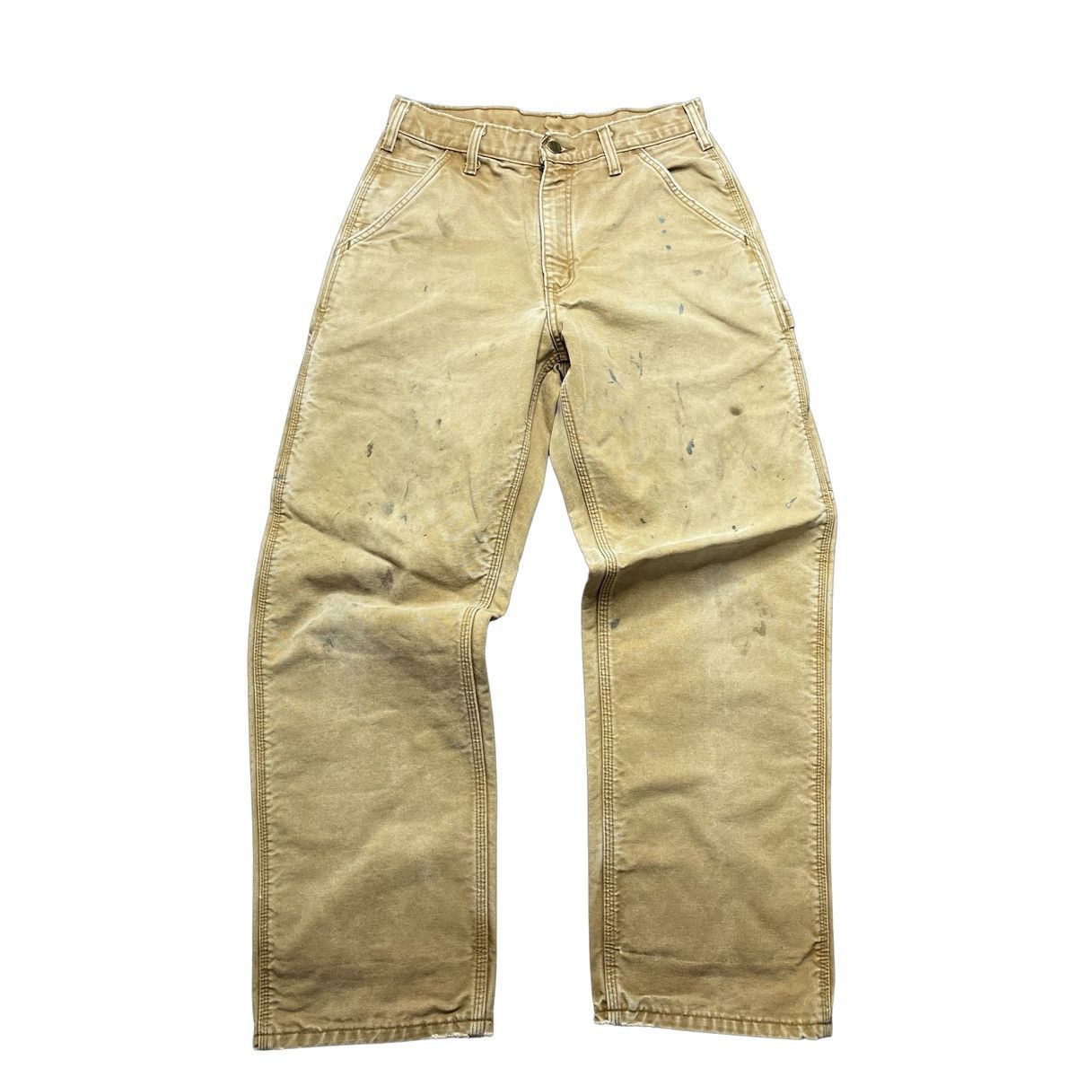 Carhartt × Vintage vintage carhartt khaki flannel pants Size US 30 / EU 46 - 5 Thumbnail