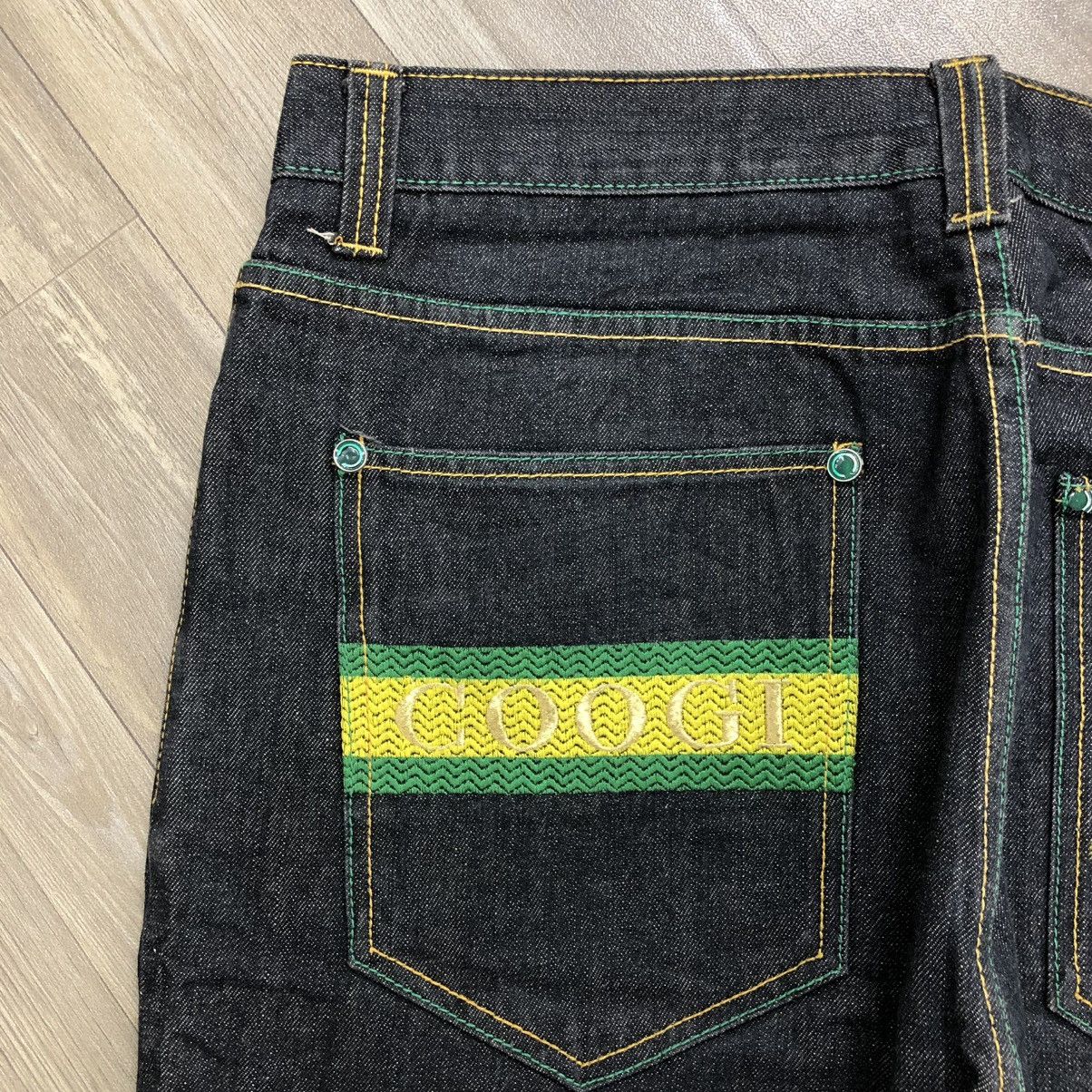 Coogi × Japanese Brand × Vintage RARE🇯🇲 Y2K Vintage Coogi Jamaica Baggy Embroidered Jeans Size US 40 / EU 56 - 6 Thumbnail