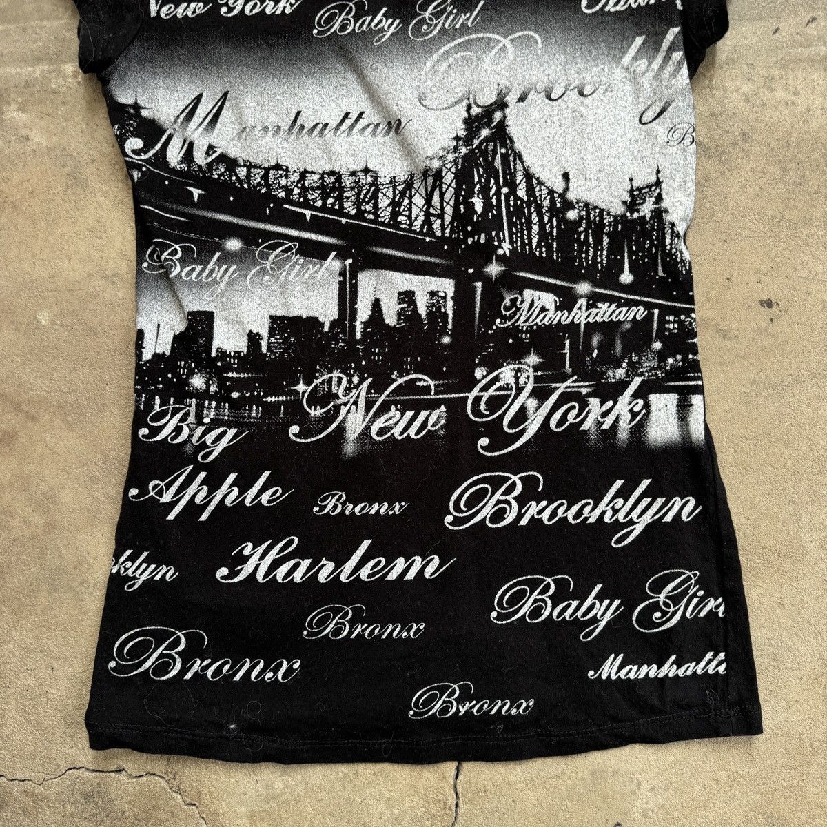 20471120 × Vintage Vintage Y2K David New York Printed T-Shirt Size S / US 4 / IT 40 - 5 Thumbnail