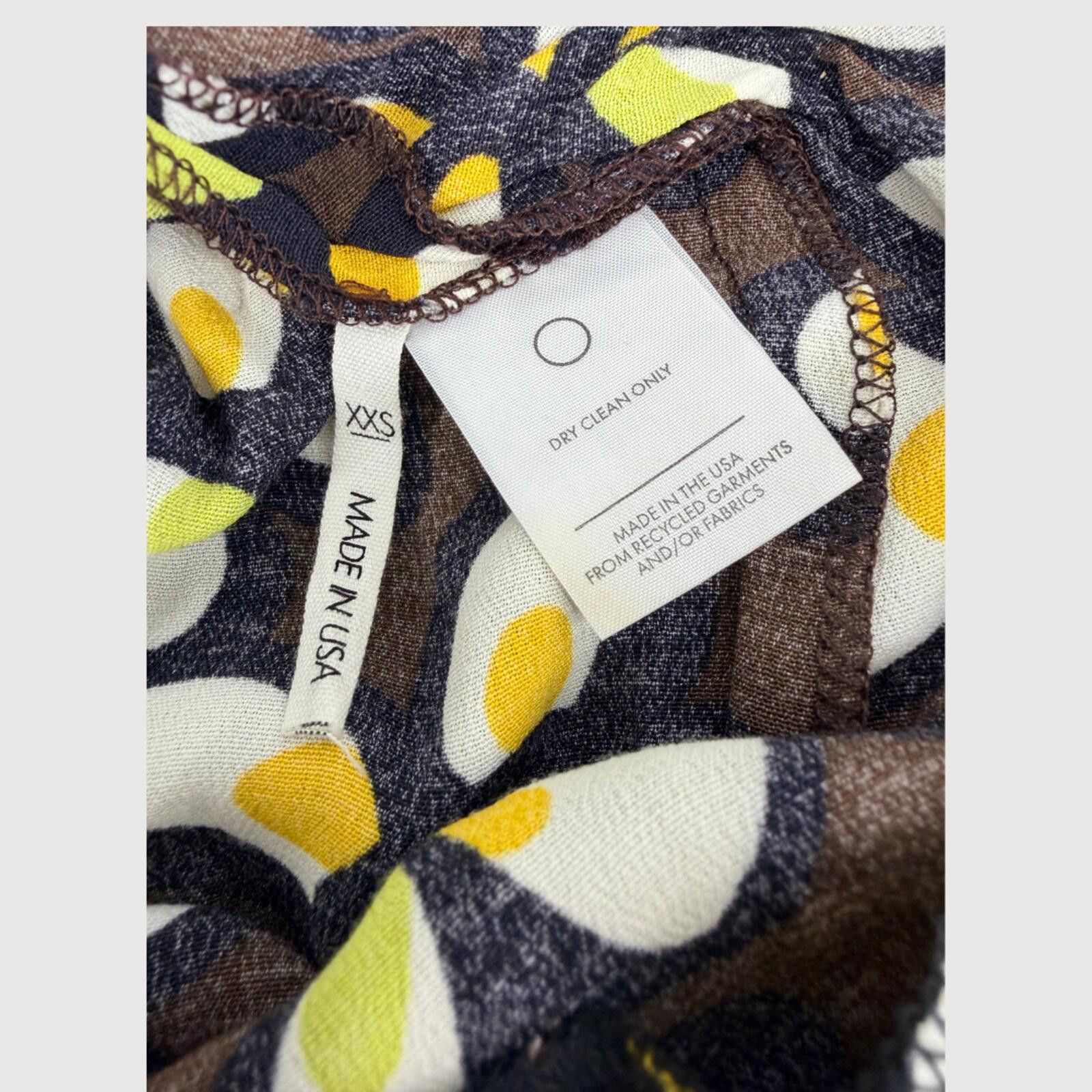 Other Reformation Floral Cut Out Midi Dress Brown Yellow XXS Size XXS / US 00 / IT 34 - 4 Thumbnail