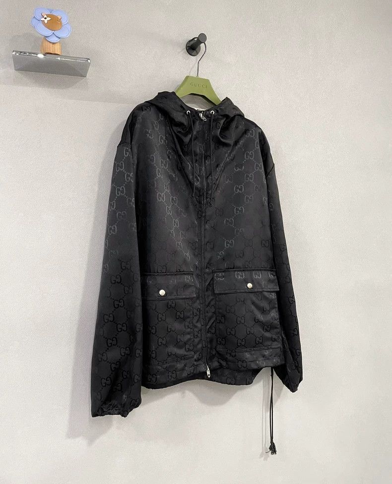 Gucci Gucci Black full-print double G jiaskard jacket 2502-Nextar Size US M / EU 48-50 / 2 - 4 Thumbnail