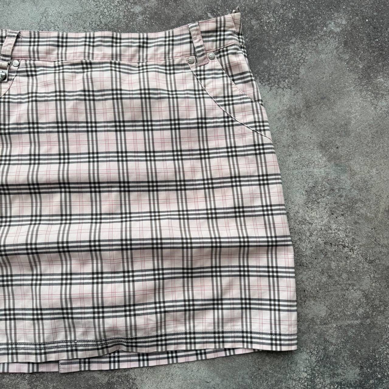 Hysteric Glamour × Japanese Brand × Vintage Amazing 2000’s Aesthetic Pink Nova Check Skirt Size 32" / US 10 / IT 46 - 5 Thumbnail