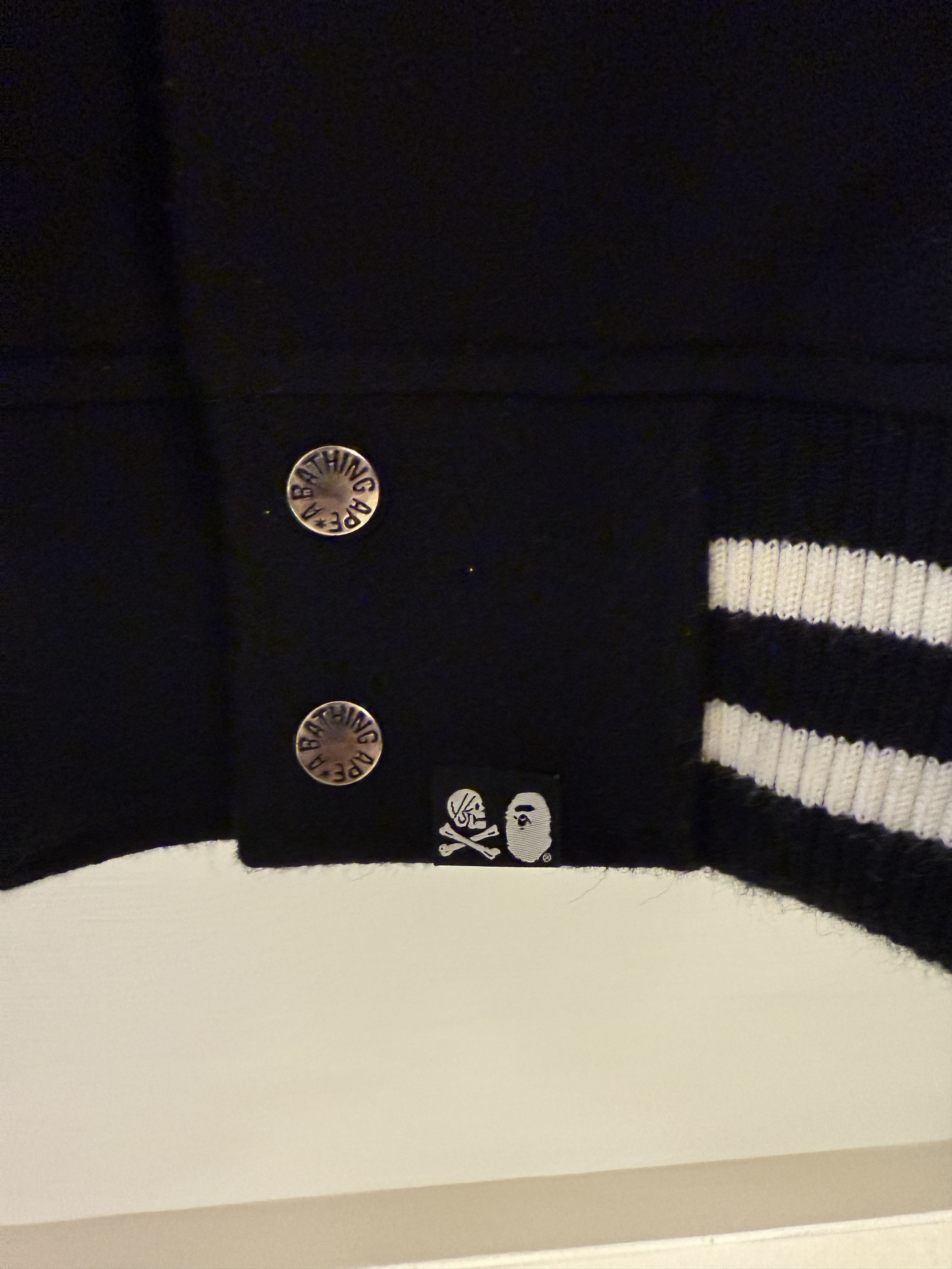 Bape × Neighborhood BAPE x NEIGHBORHOOD VARSITY JACKET Size US XXL / EU 58 / 5 - 4 Thumbnail