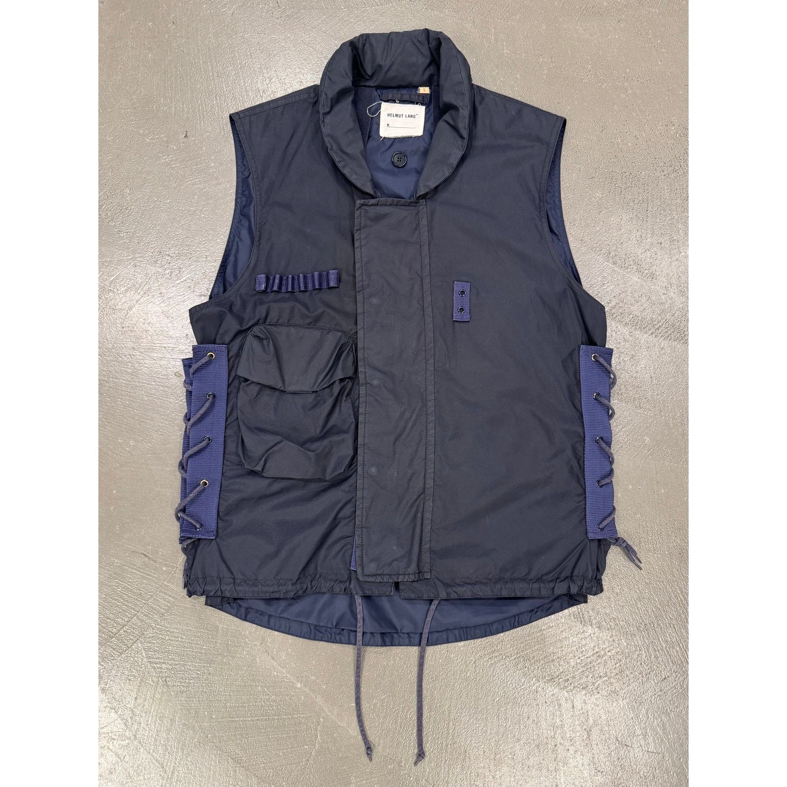 Helmut Lang 1999 Helmut Lang Astro biker m65 flak bondage vest Size US M / EU 48-50 / 2 - 3 Thumbnail