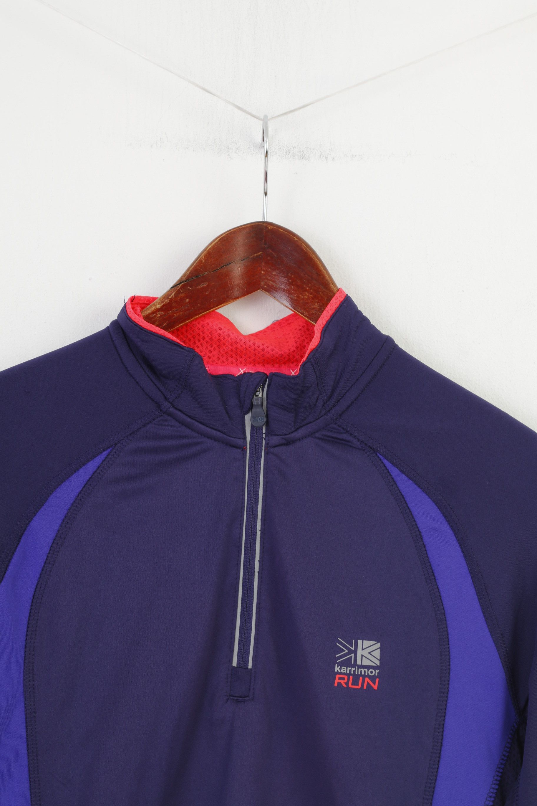 Karrimor × Vintage Karrimor Woman 12 M Longsleeve Purple Zip Neck 10251 Size M / US 6-8 / IT 42-44 - 2 Thumbnail