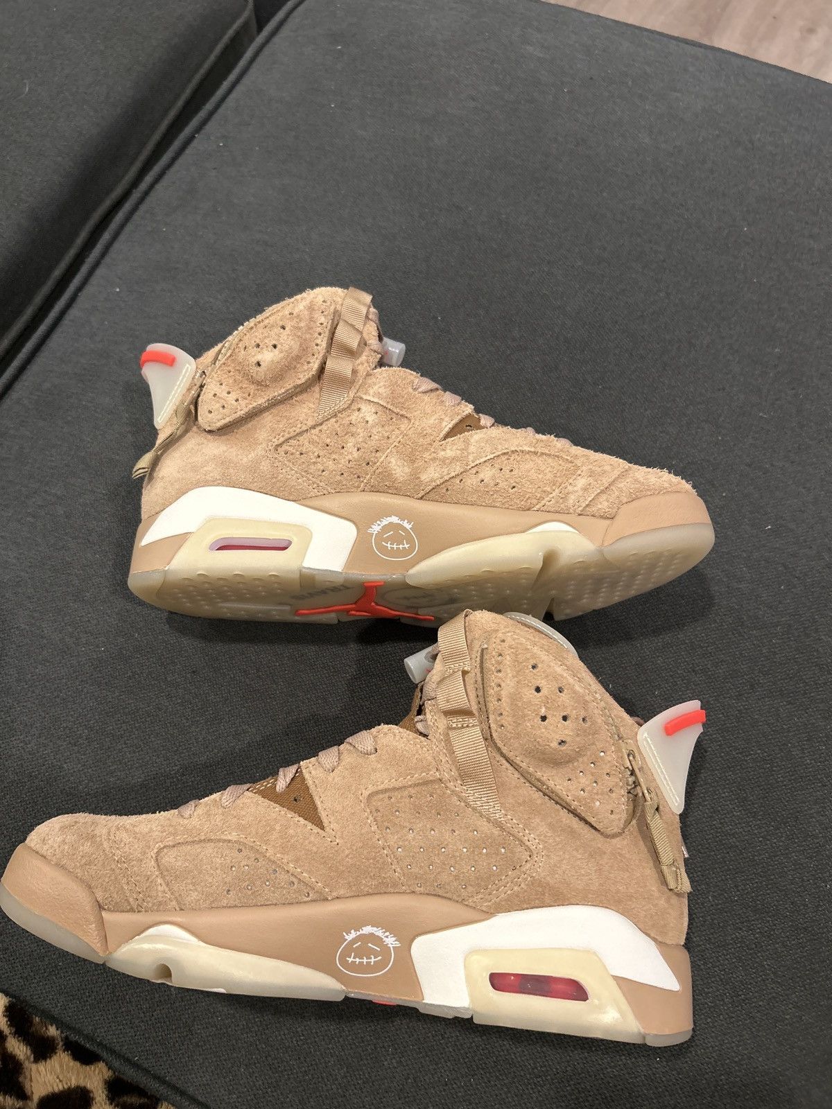 Other Air Jordan 6 Retro x Travis Scott “British Khaki” Size US 7 / EU 40 - 4 Thumbnail