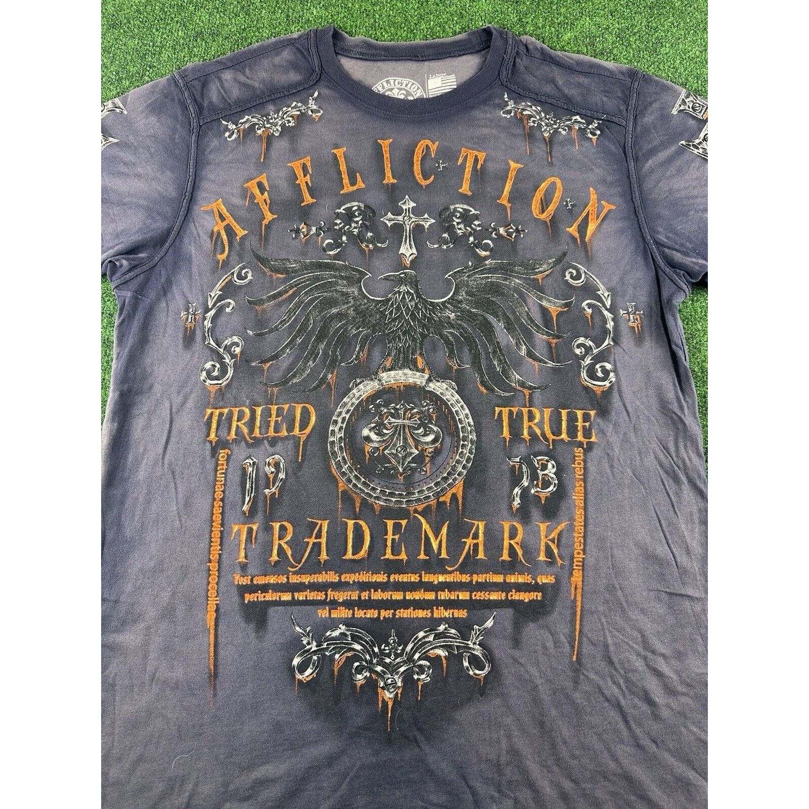 Affliction Y2K Affliction Crucifix Eagle Shirt Size US L / EU 52-54 / 3 - 2 Thumbnail