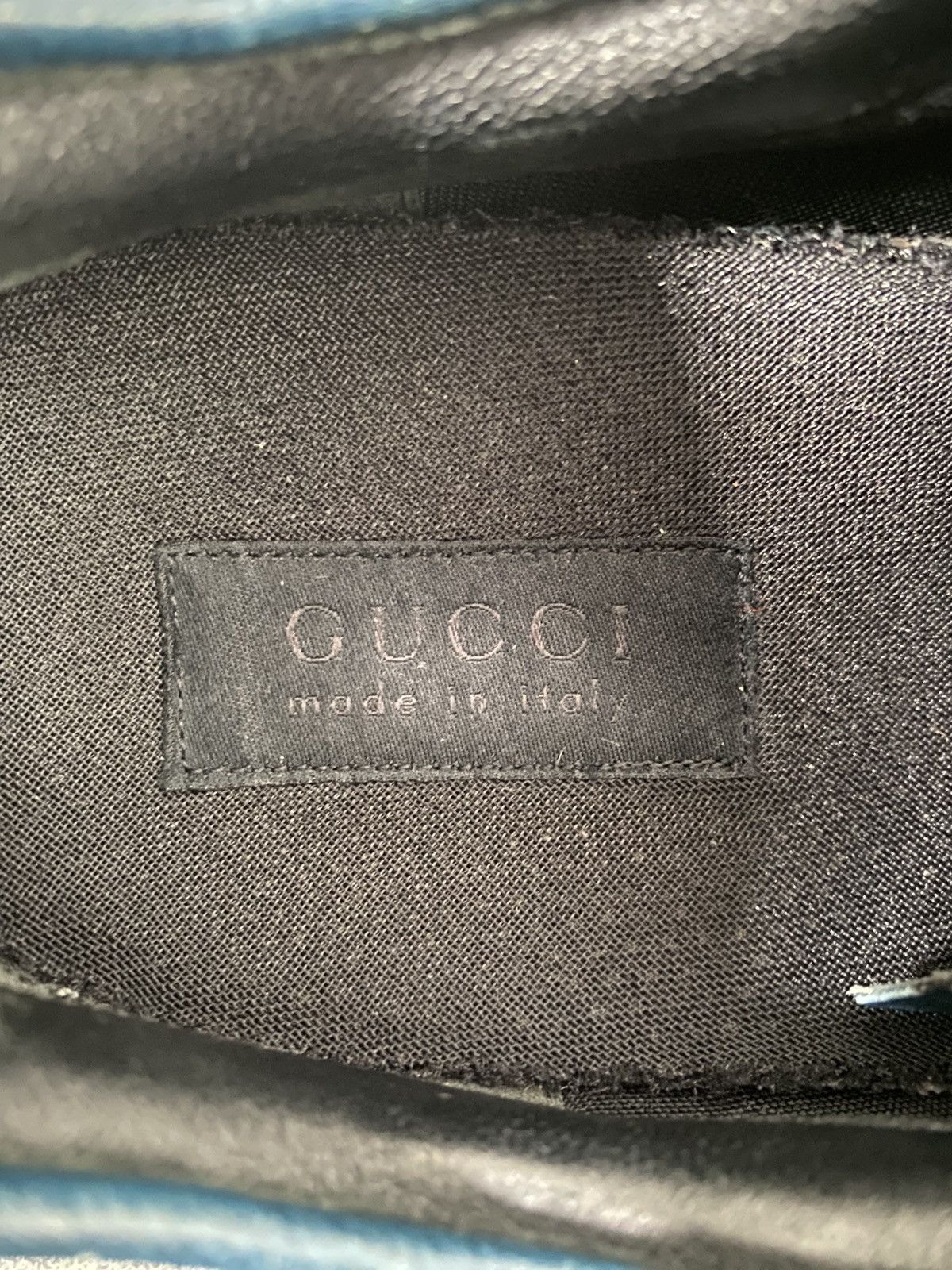 Gucci Vintage Gucci Low Top Sneakers Blue Leather Size US 8 / EU 41 - 9 Thumbnail