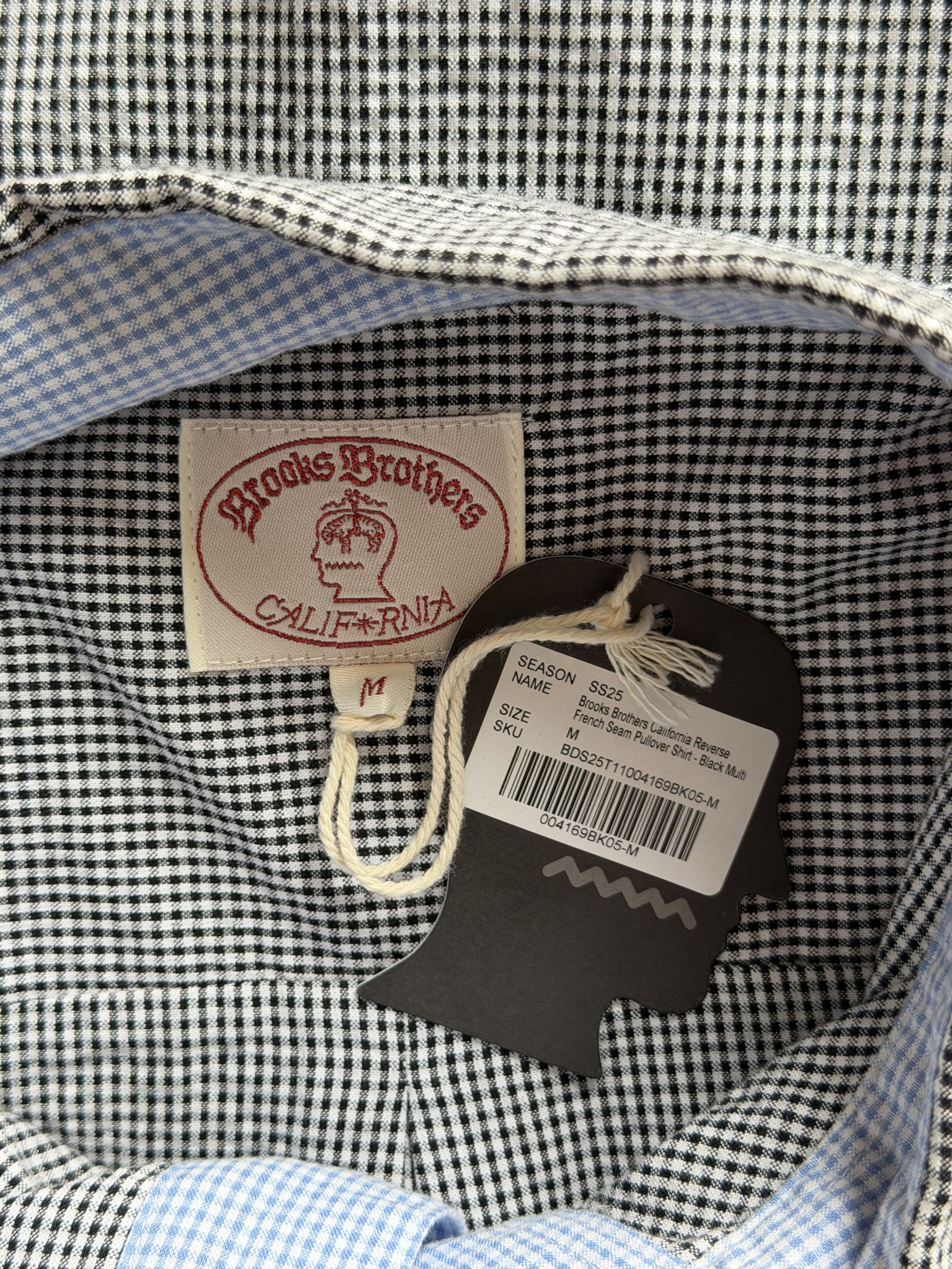 Brain Dead Brain Dead Brooks Brothers Reverse French Seam Pullover Size US M / EU 48-50 / 2 - 5 Thumbnail