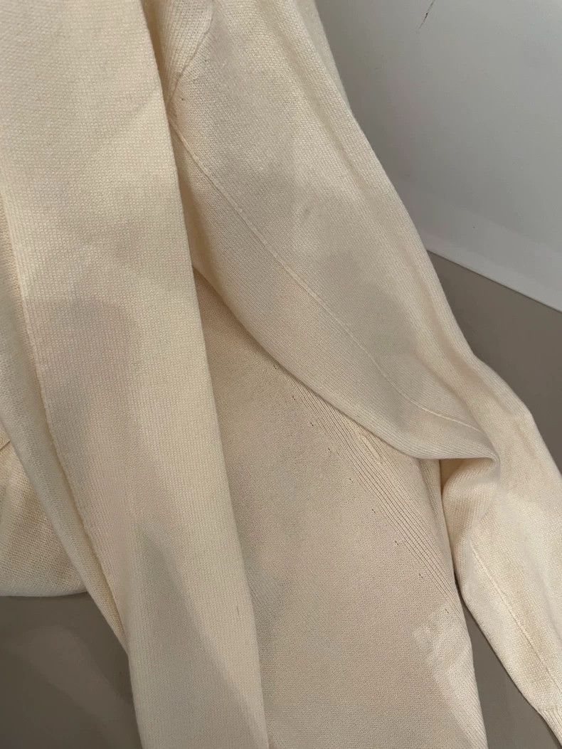 Loro Piana LORO PIANA White cashmere cardigan Size M / US 6-8 / IT 42-44 - 8 Thumbnail