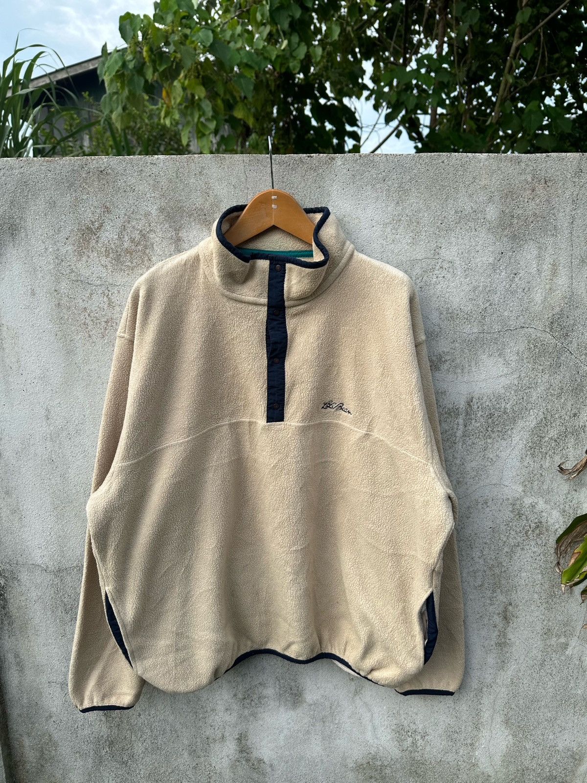 L.L. Bean LL bean button up fleece sweatshirt Size US L / EU 52-54 / 3 - 1 Thumbnail