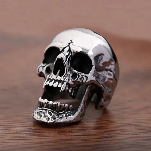 Jewelry Vampire Skull Ring Size ONE SIZE - 4 Thumbnail